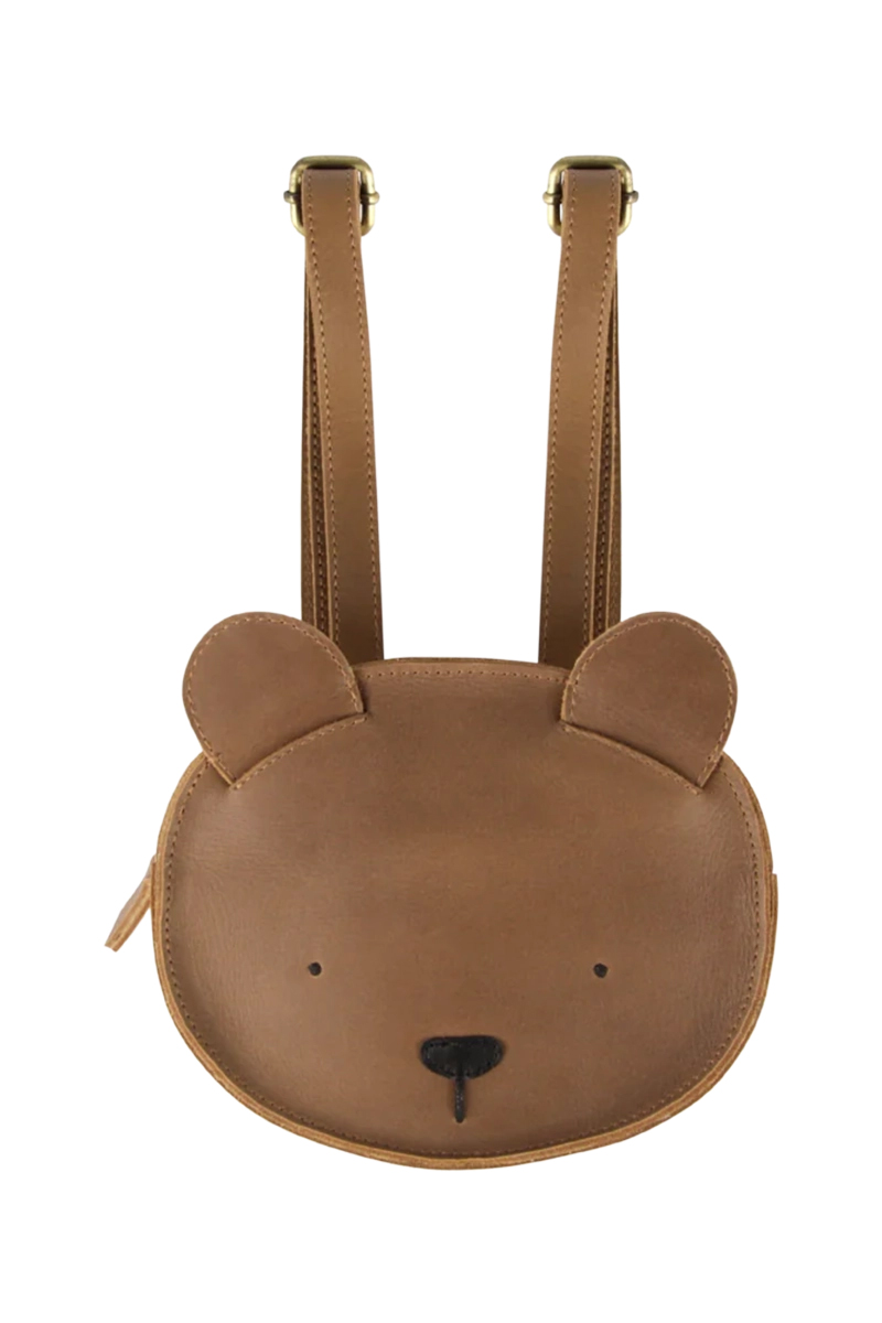 Donsje Amsterdam Kapi classic backpack- bear bruin/beige-1 1