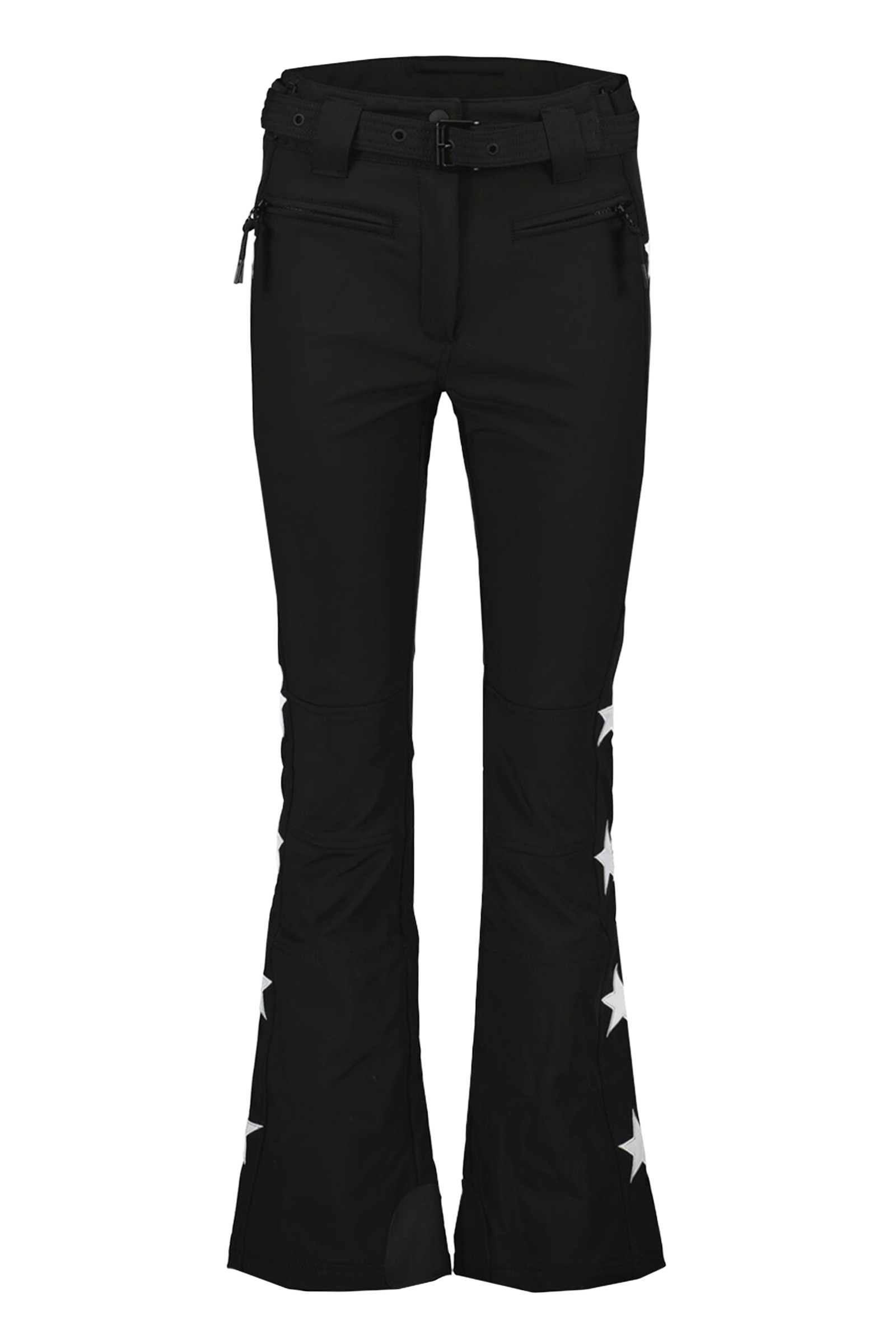 Wintersport dames strechbroek zwart