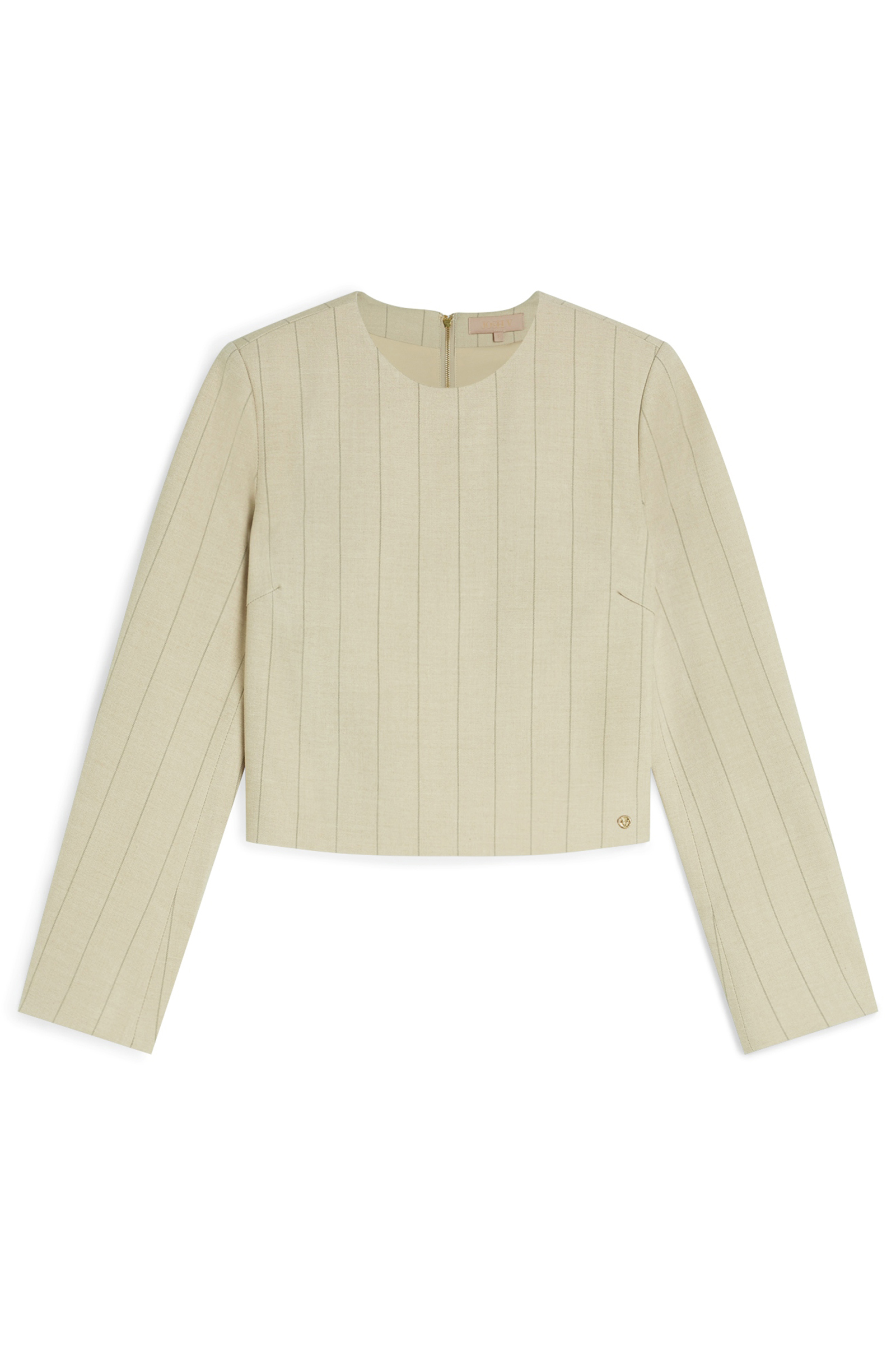 Dames top bruin