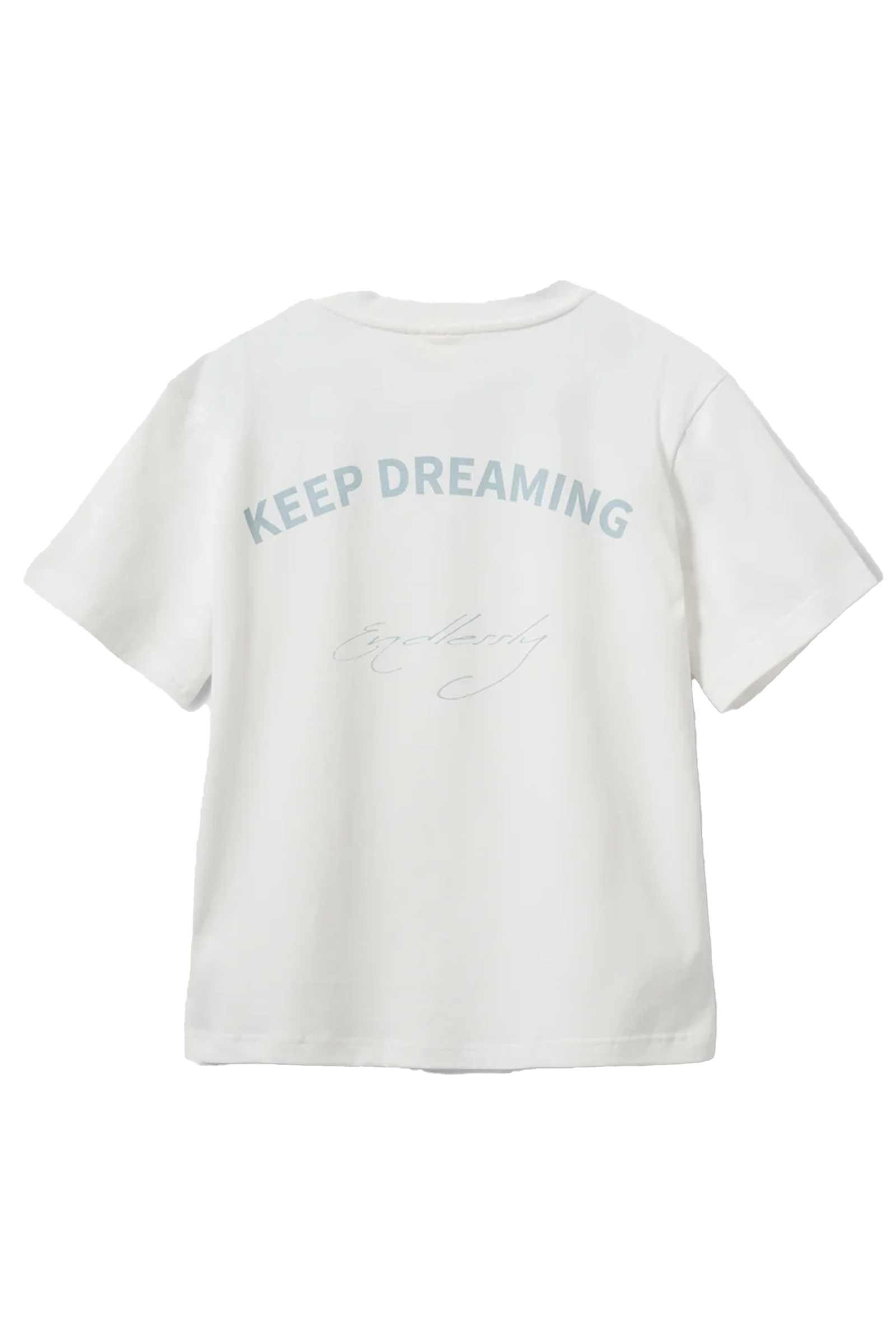 Meisjes t-shirt korte mouw wit