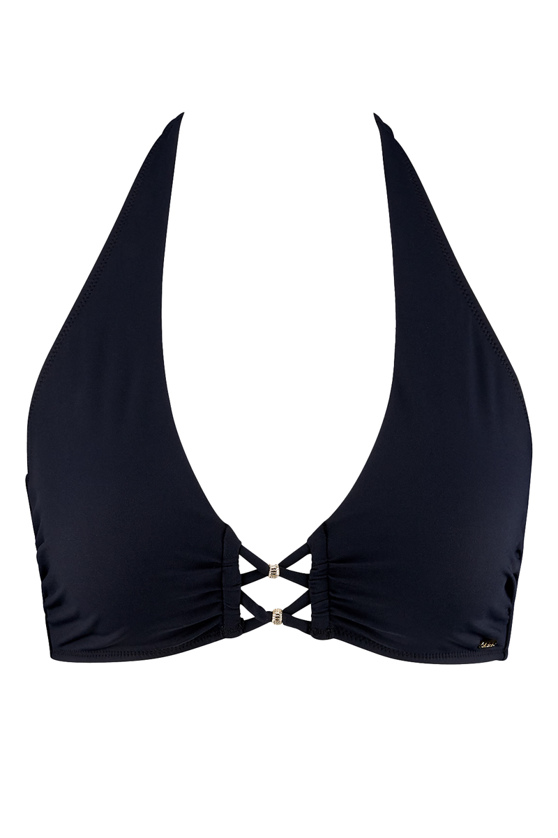 Bad/beach dames bikini top zwart