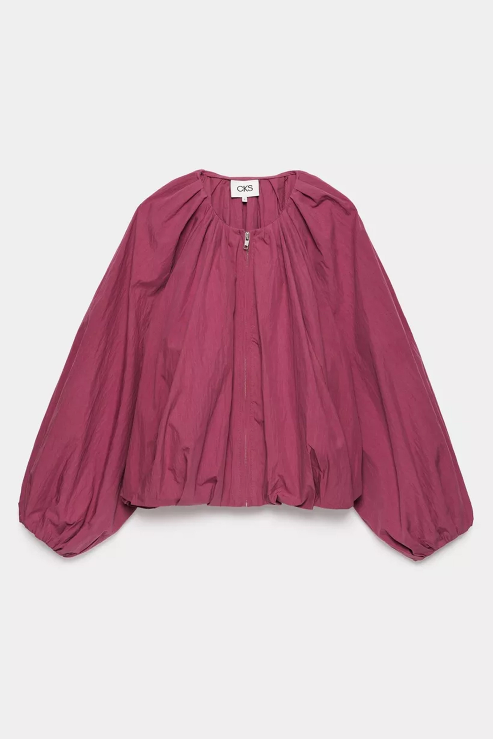 Dames blouse lange mouw paars