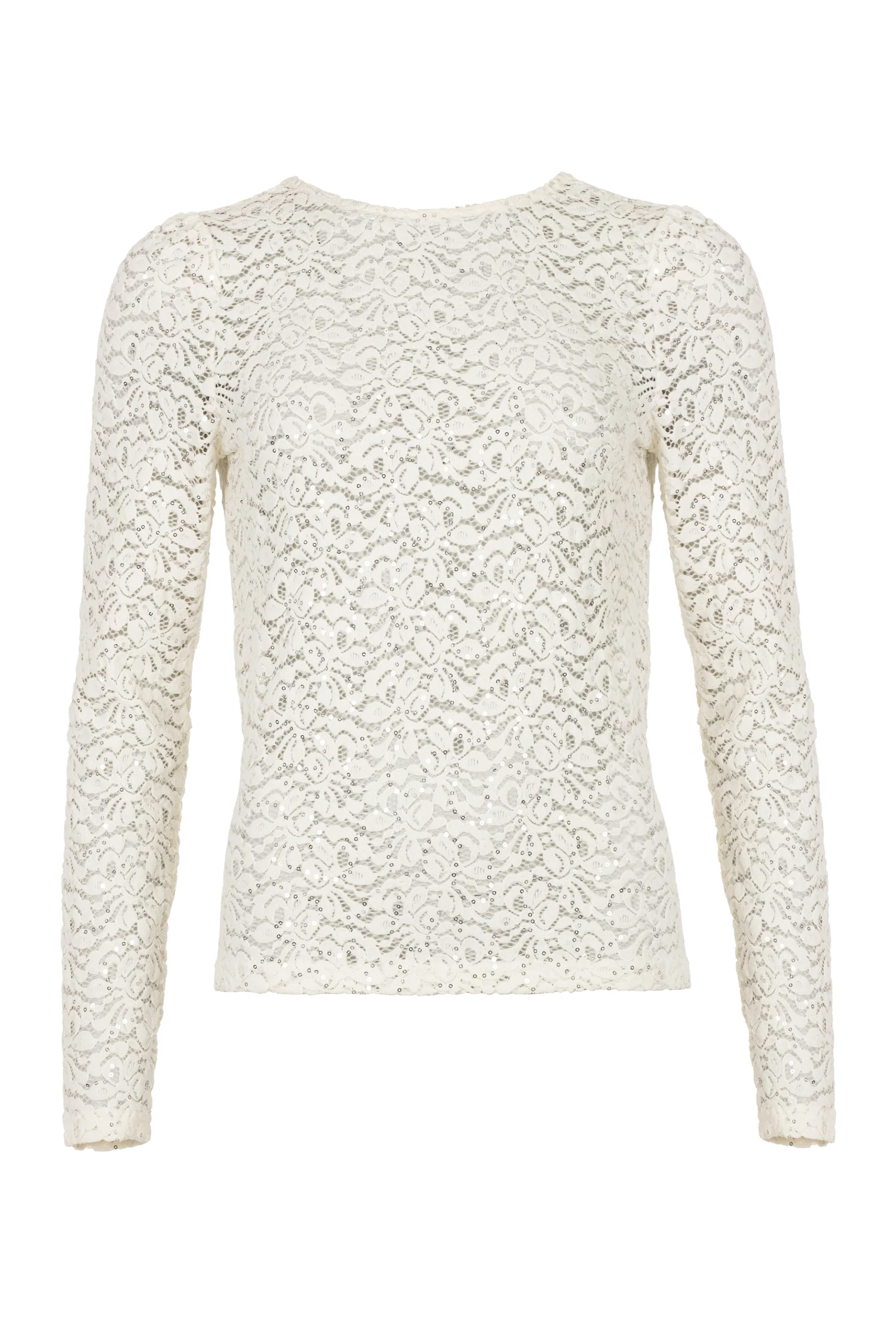 Dames top ecru