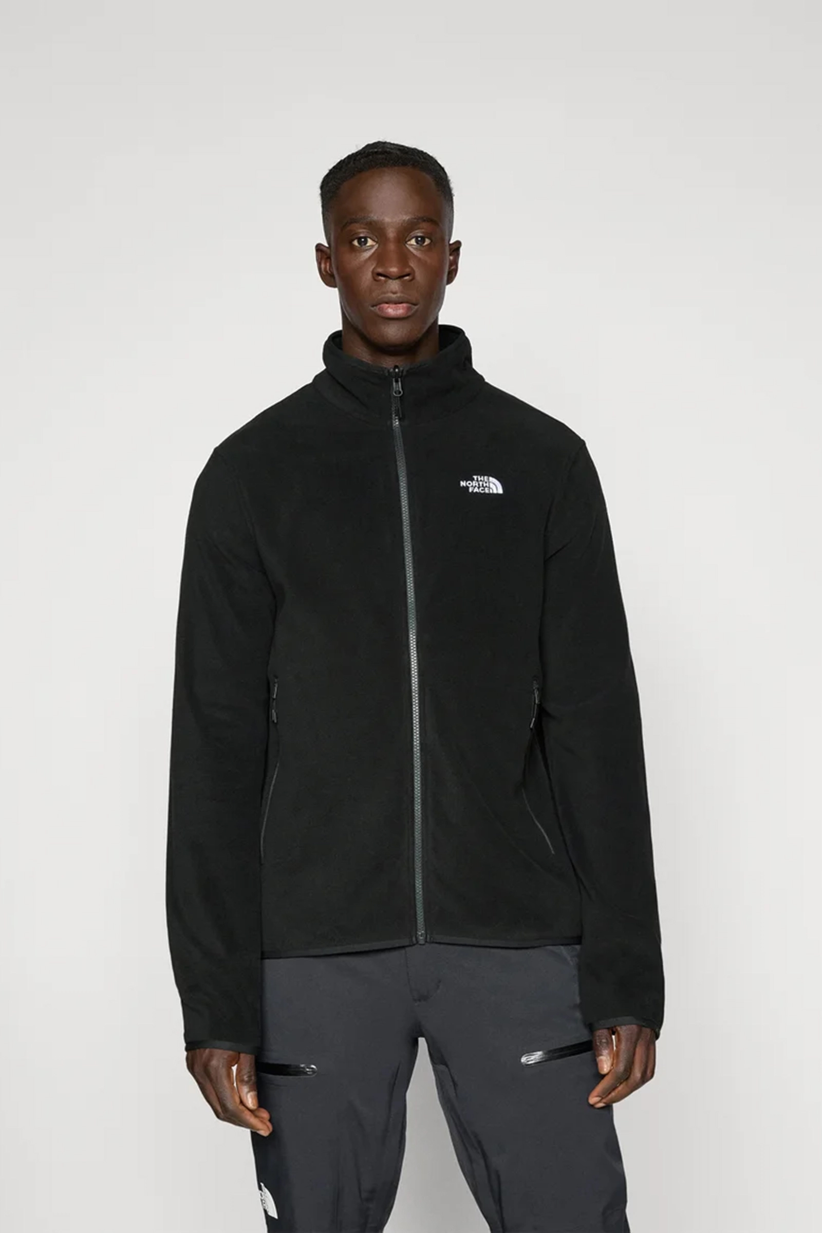 Casual heren fleece vest zwart