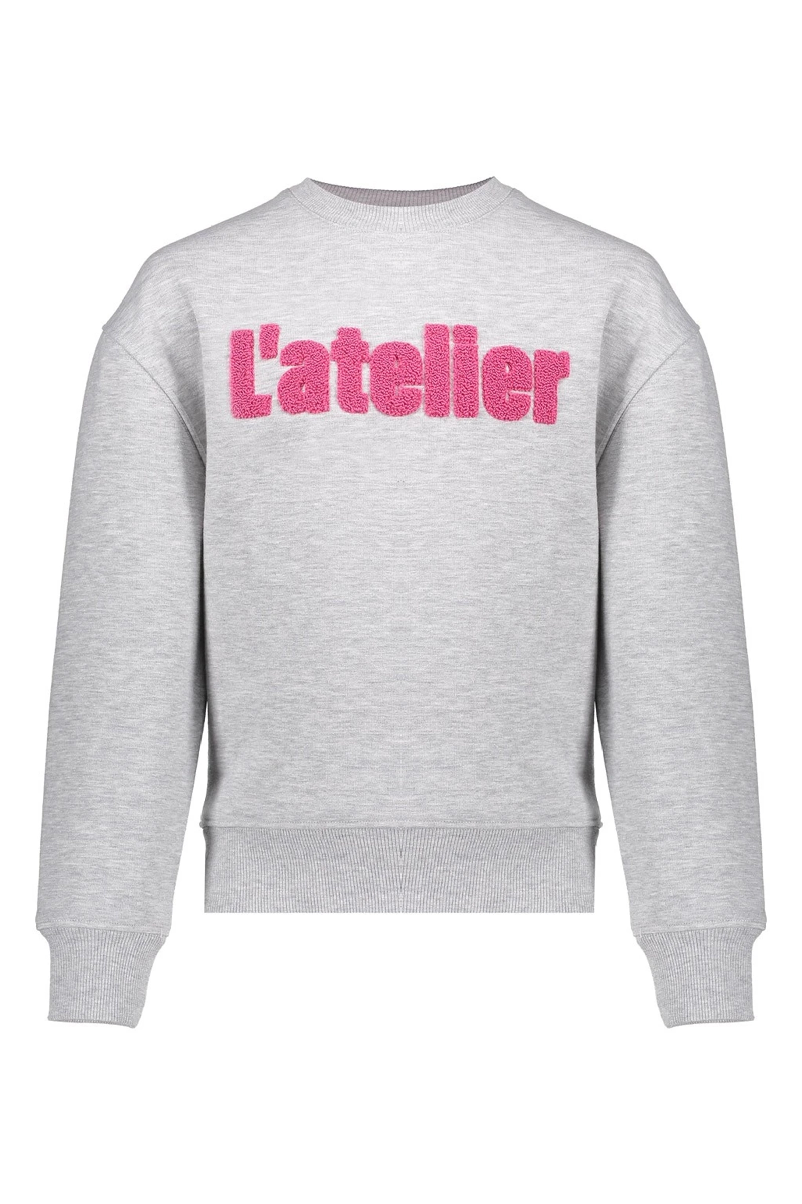 Meisjes sweater grijs