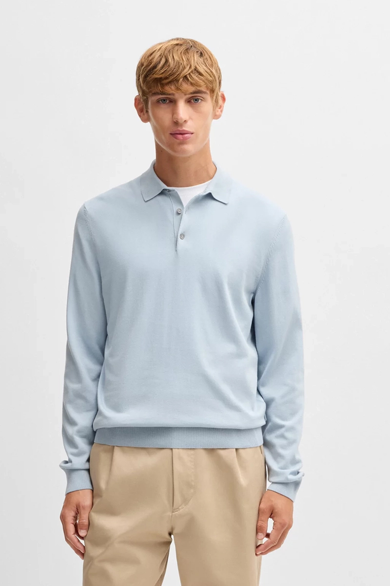 Heren trui blauw
