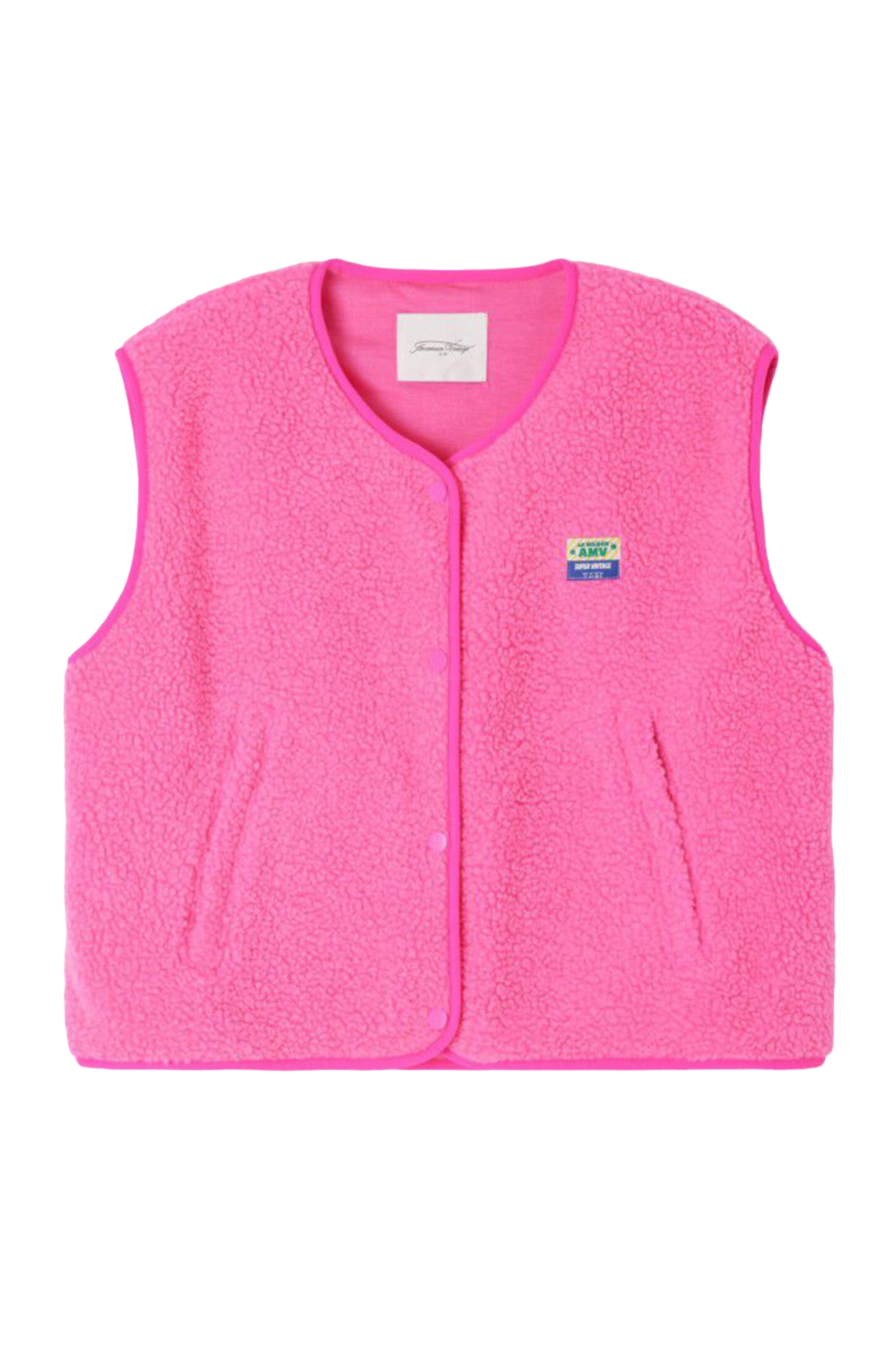 Dames gilet rose