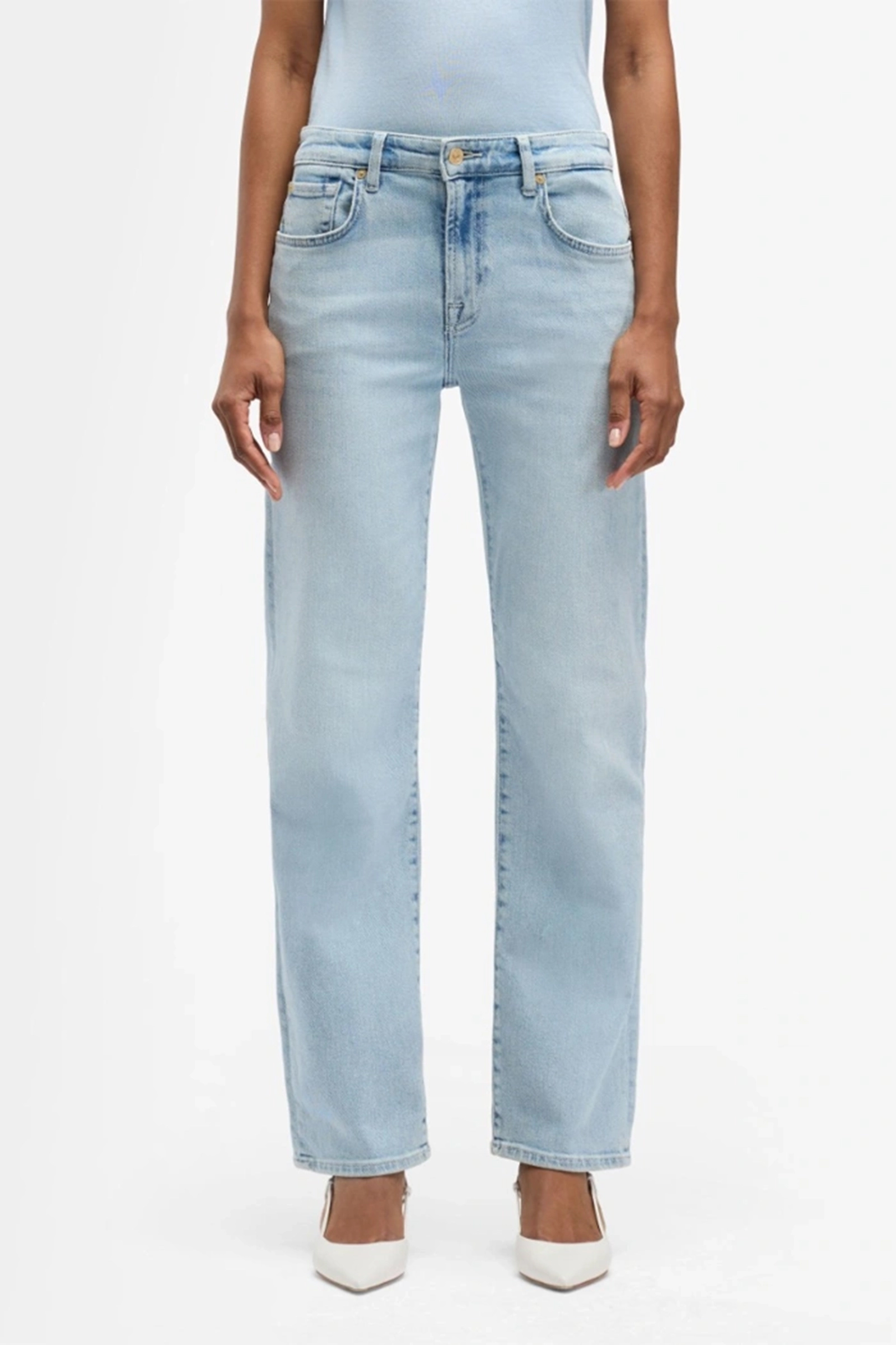 Dames jeans blauw
