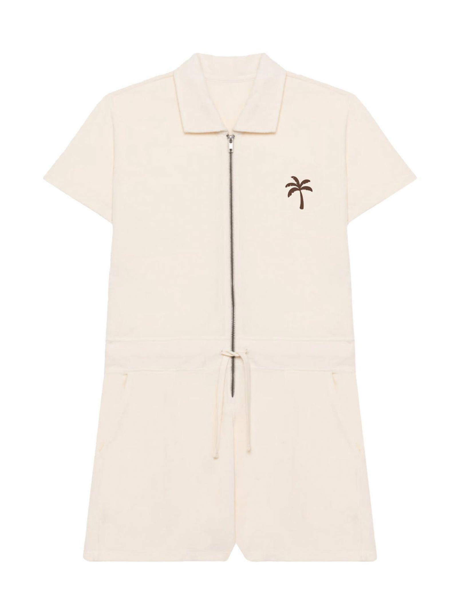 Dames jumpsuit/tuinbroek bruin