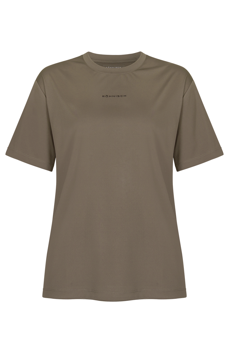 Rohnisch COURED LOOSE TEE bruin/beige-1 1