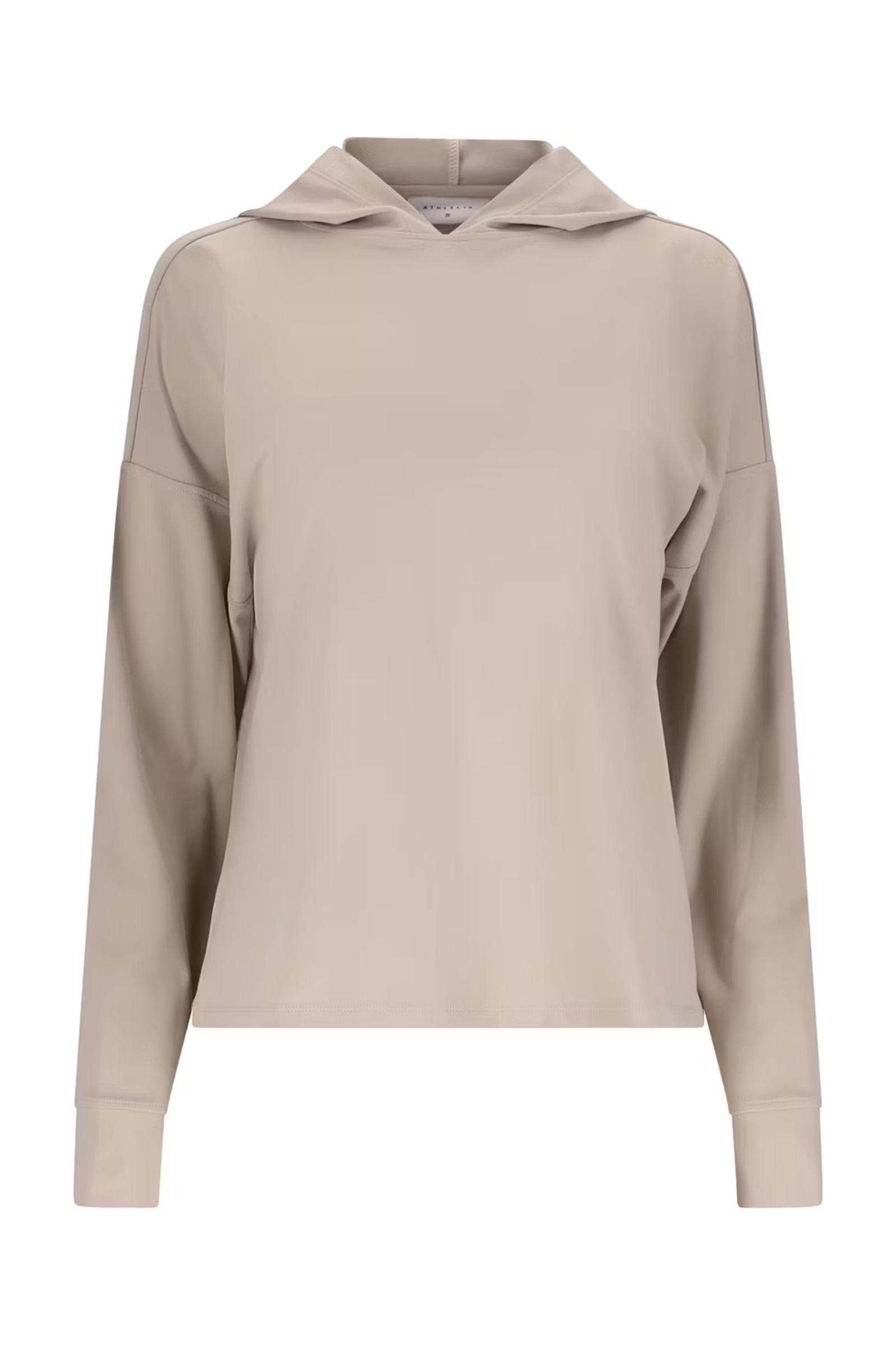 Fitness dames hoodie ecru