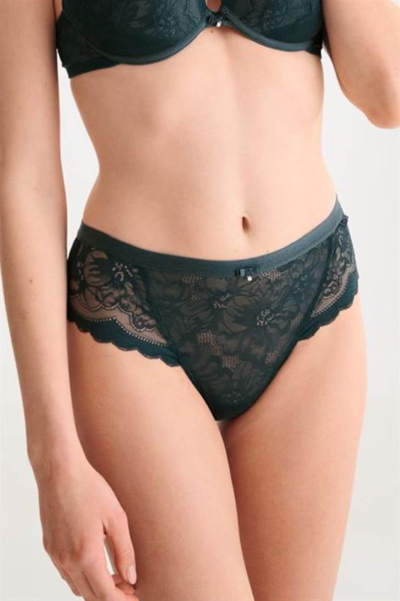 Lingerie dames string groen