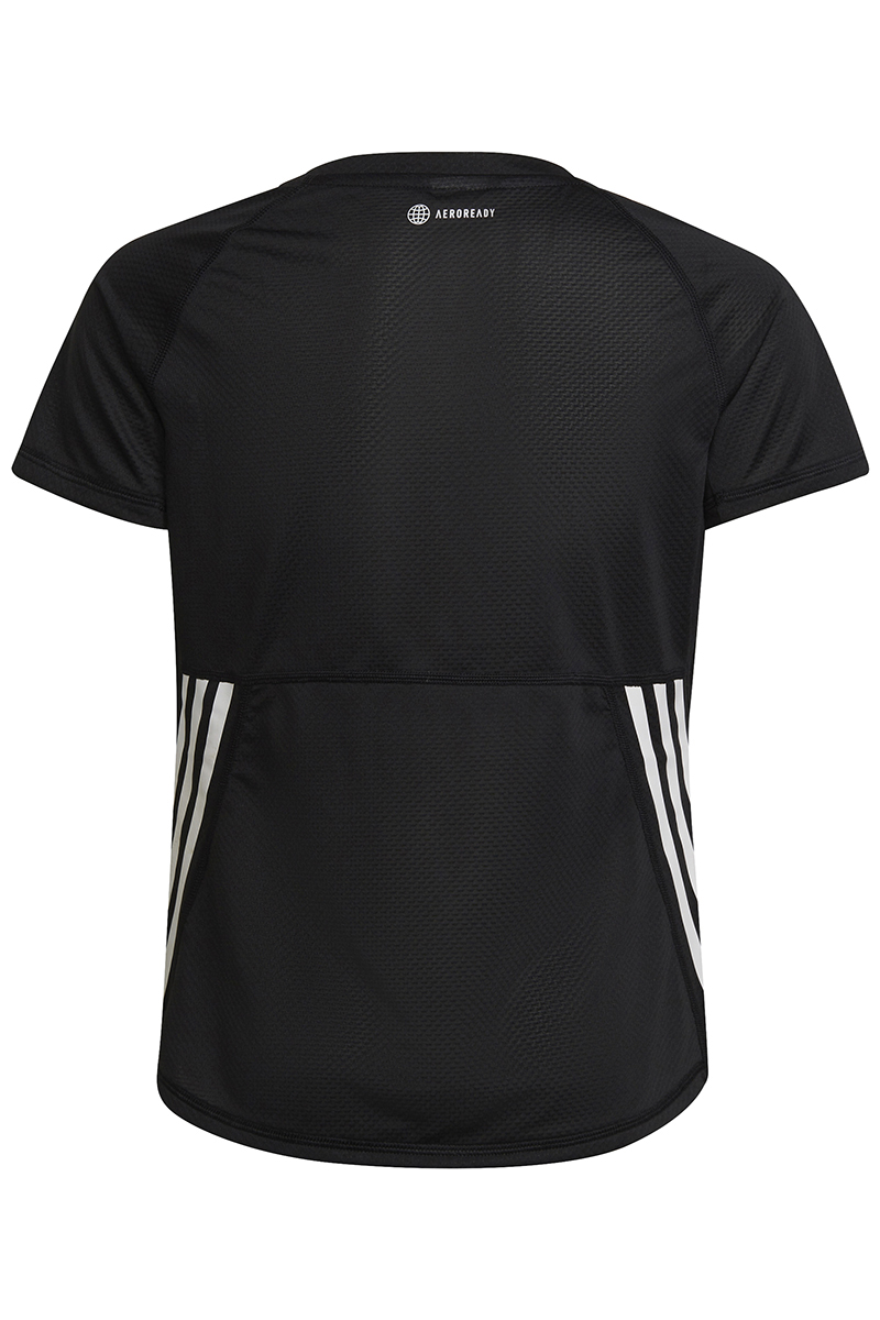 Adidas Fitness meisjes t-shirt km Zwart-1 3