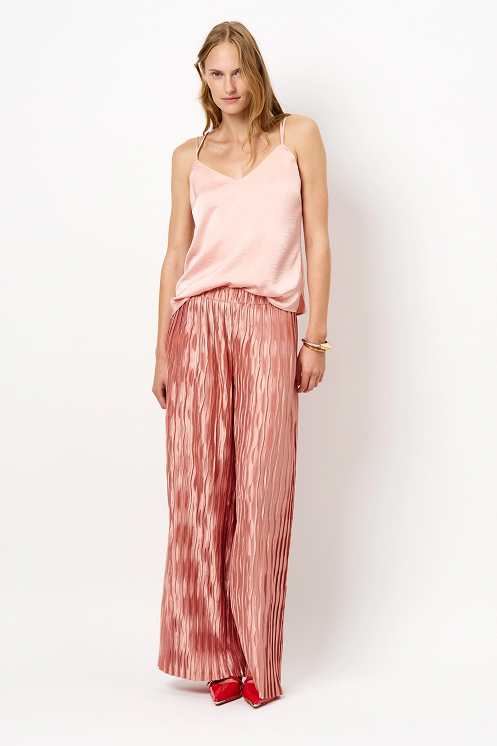Dames top rose