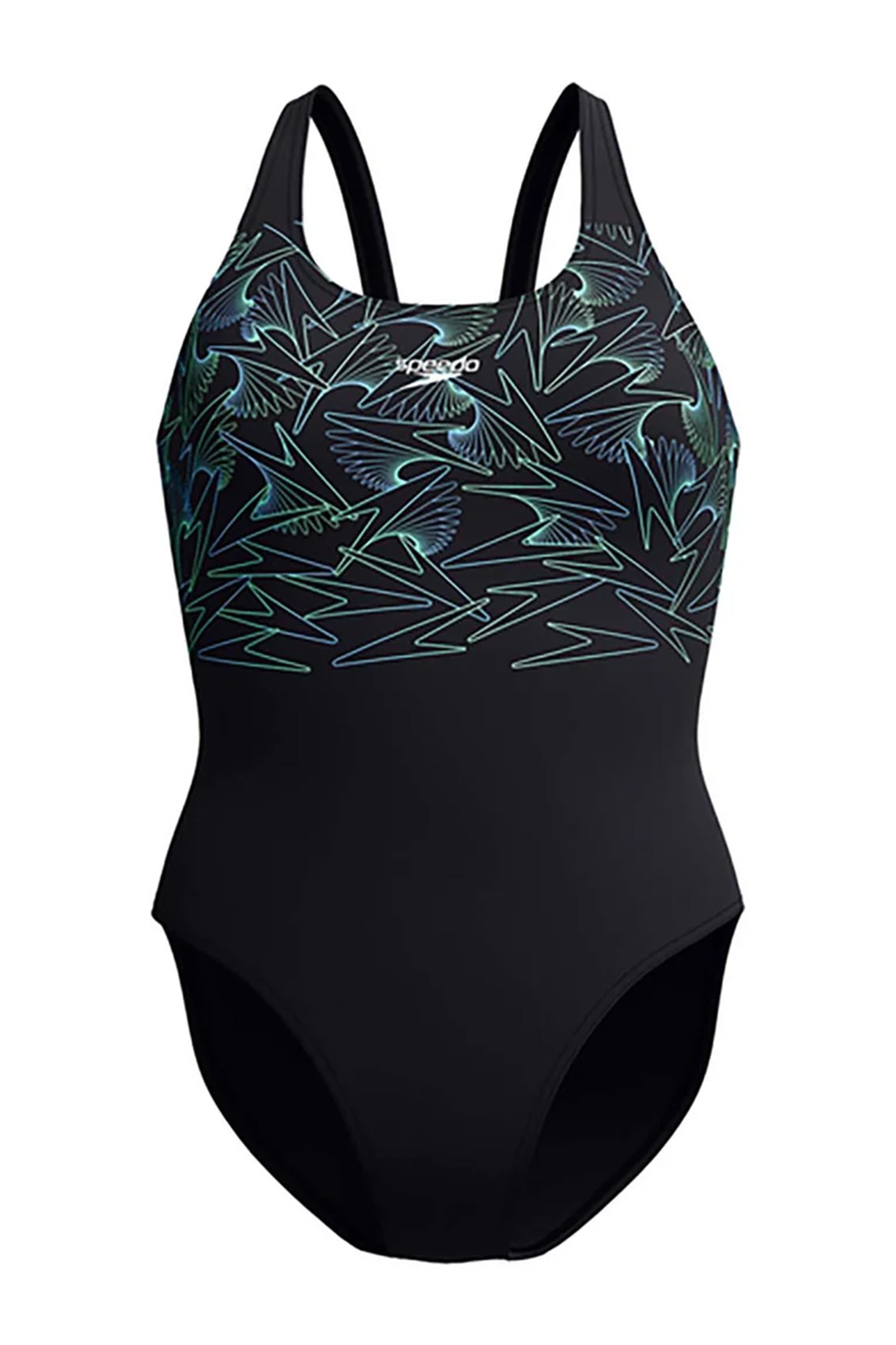 Bad/beach dames badpak sport zwart