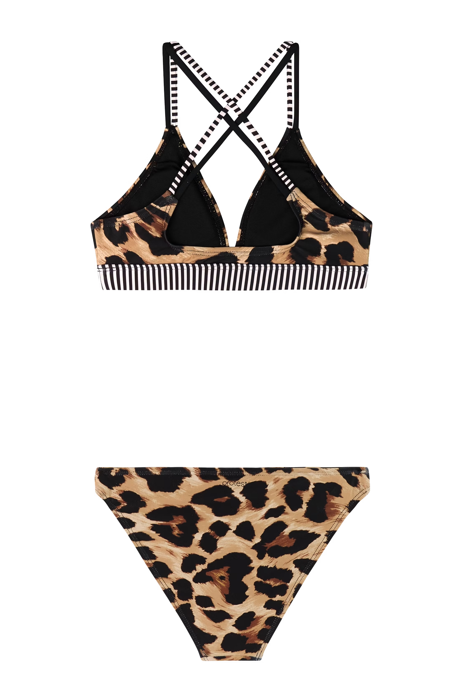 Bad/beach meisjes bikini bruin