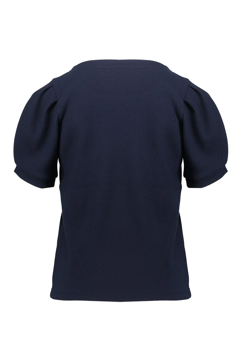Meisjes t-shirt korte mouw blauw