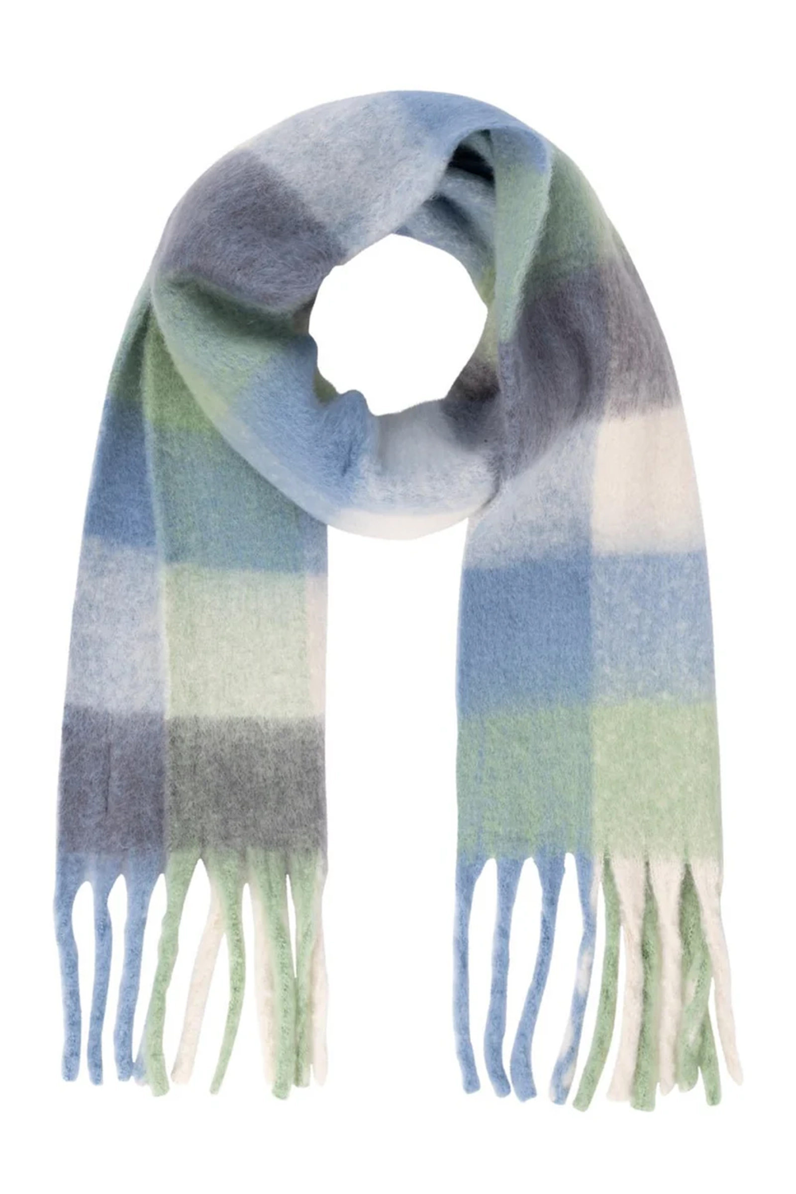 Dames sjaal blauw