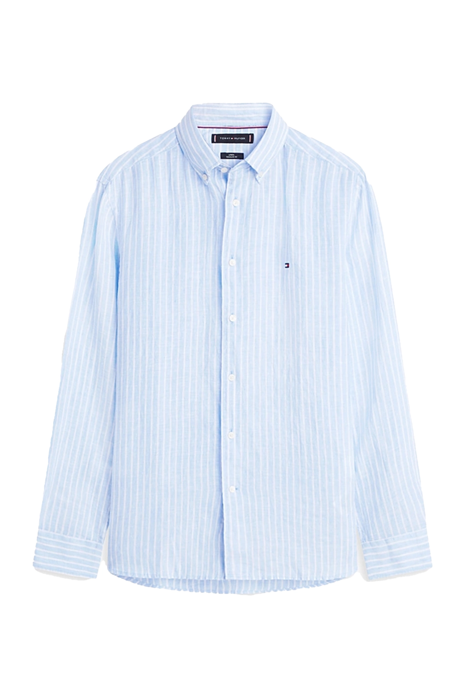 Heren overhemd lm casual blauw