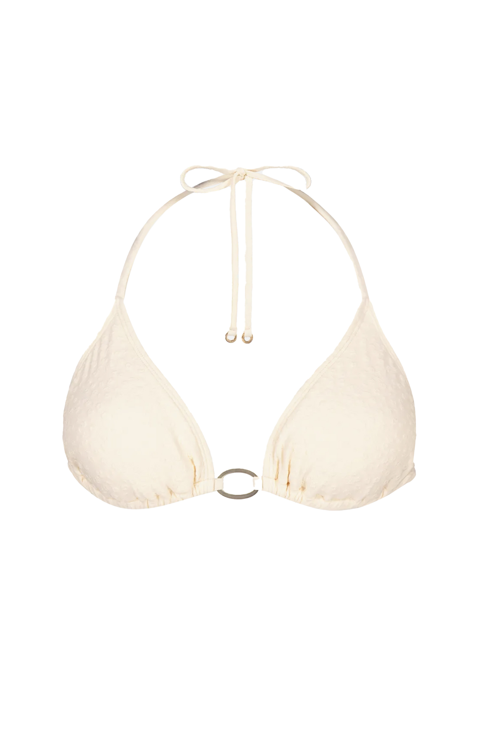 Bad/beach dames bikini top ecru