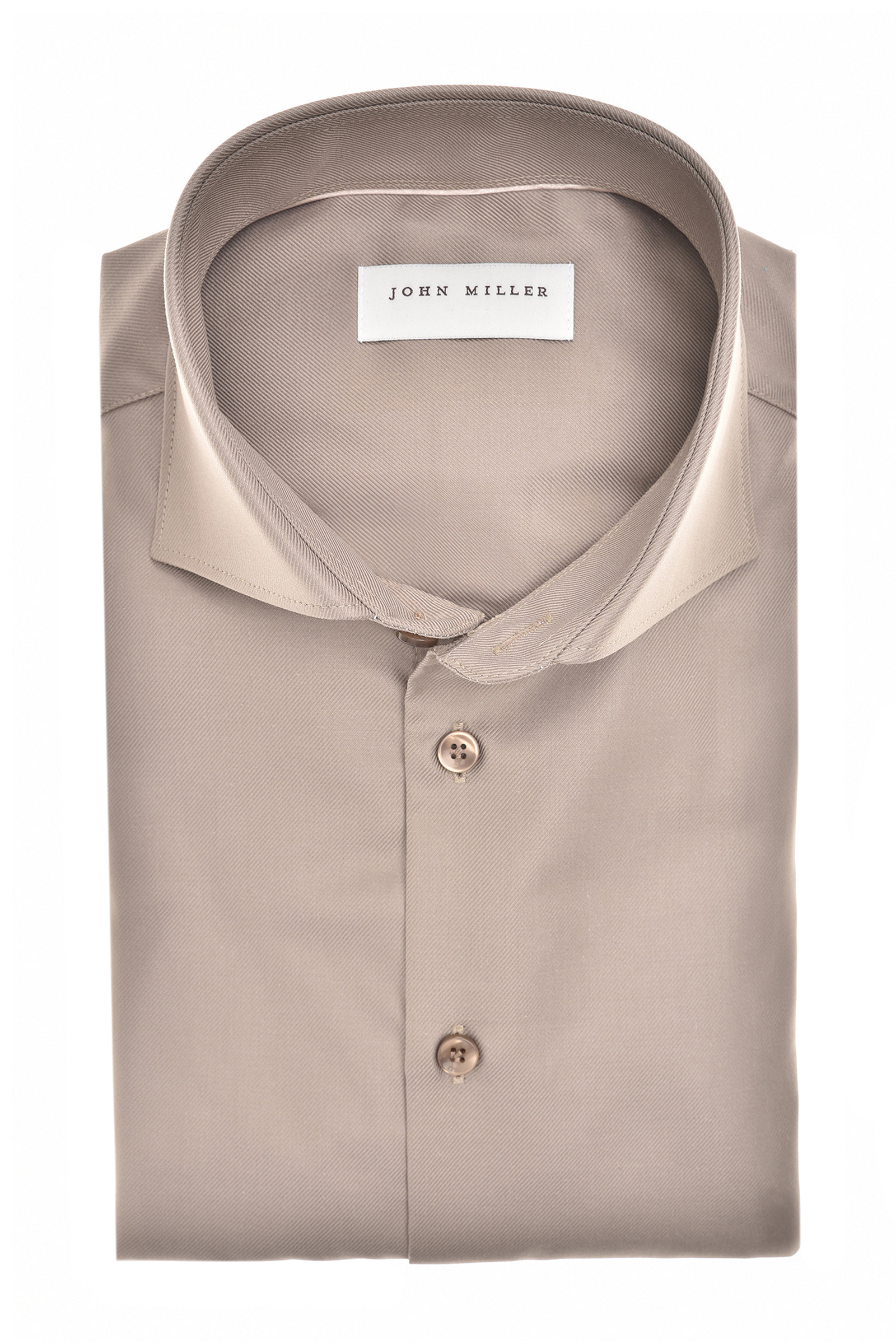 Heren overhemd lm dressual bruin