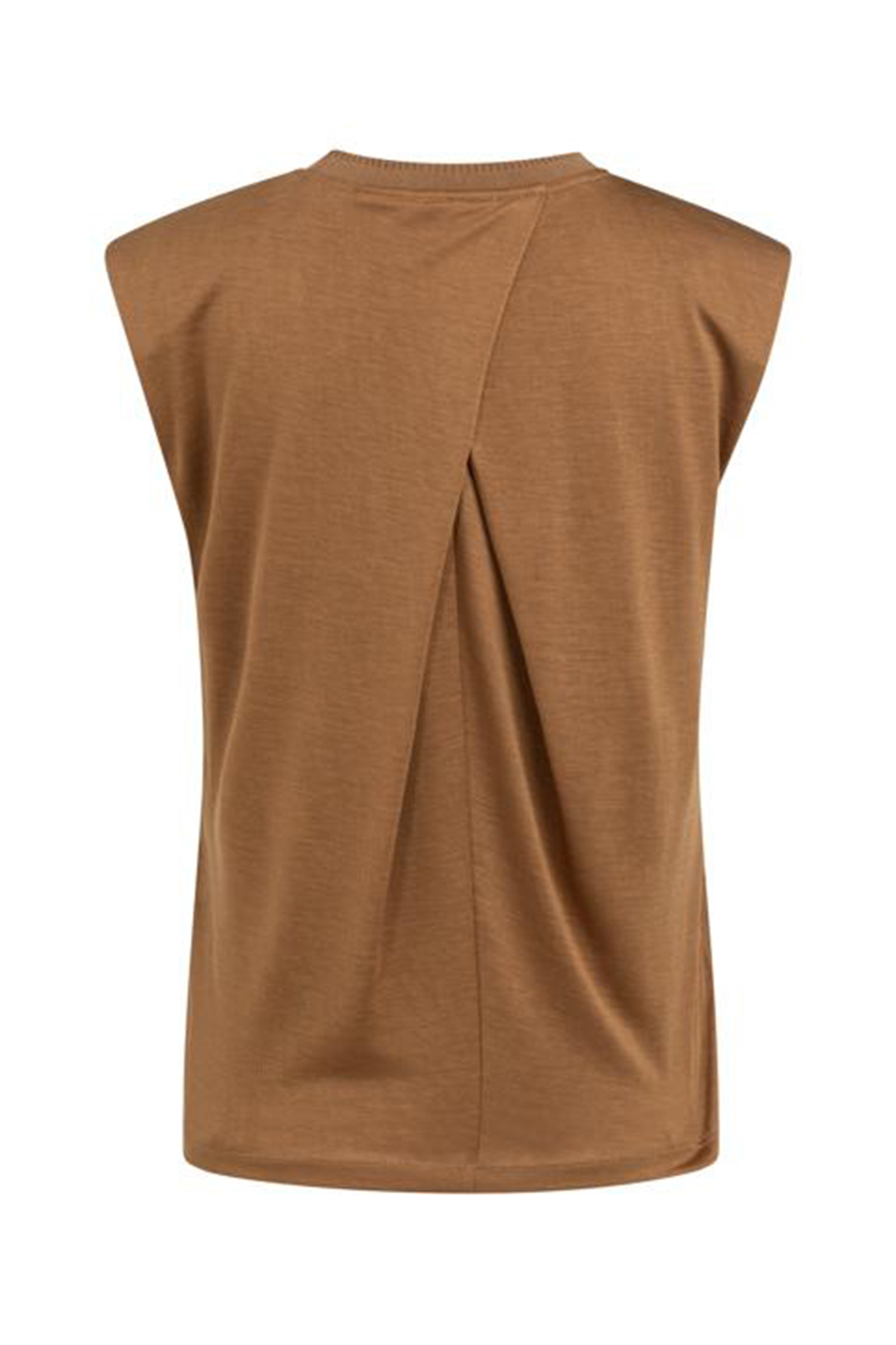 Dames top bruin