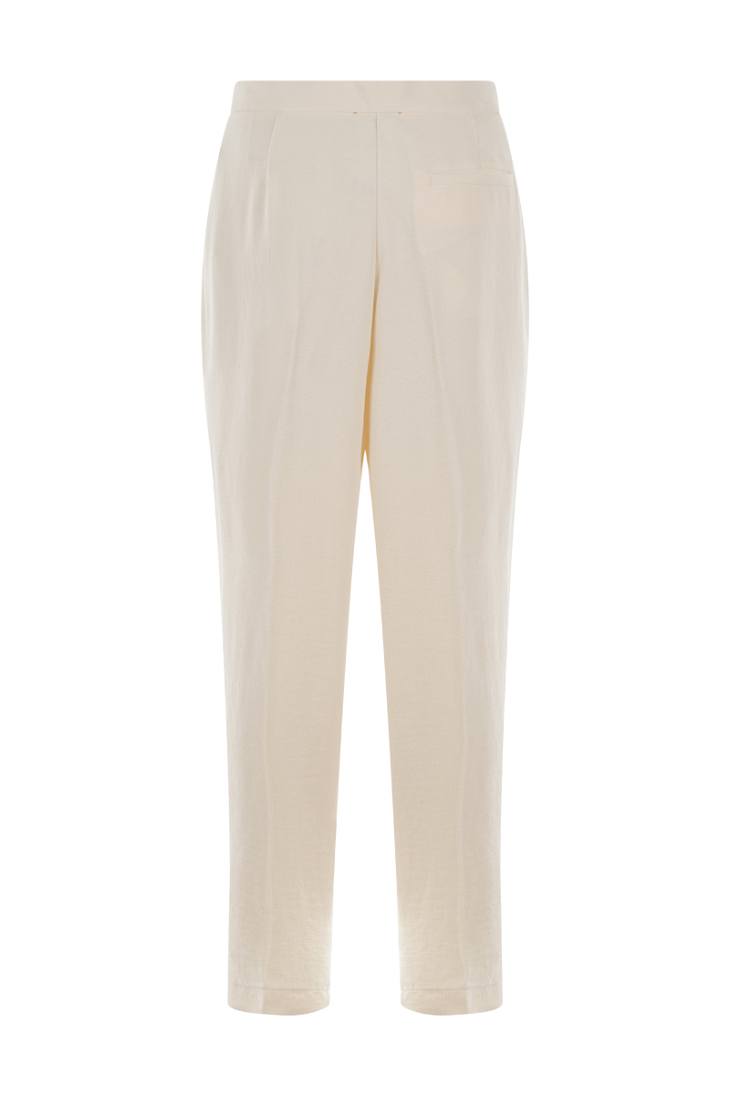 Dames broek ecru