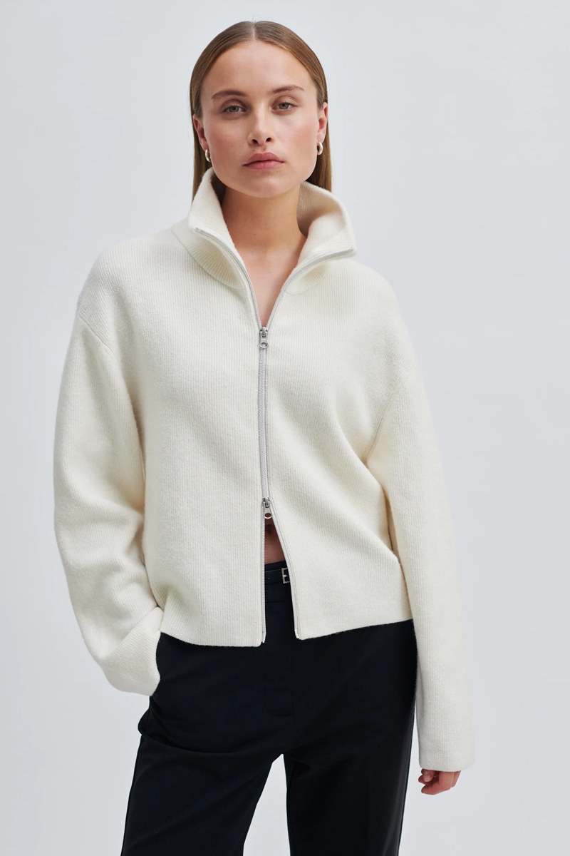 Dames vest ecru