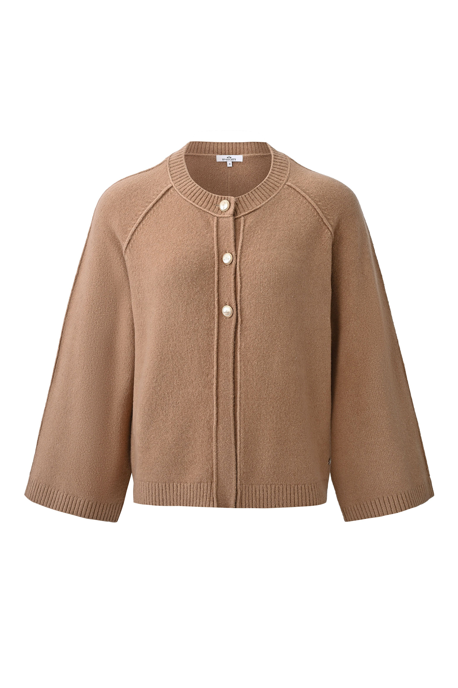 Dames vest bruin