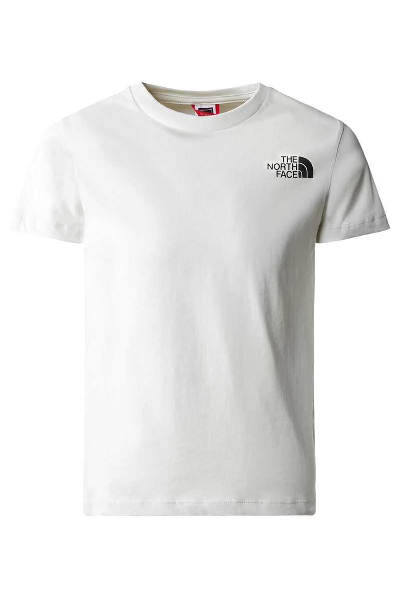 The North Face TEEN S/S SIMPLE DOME TEE Wit-1 1