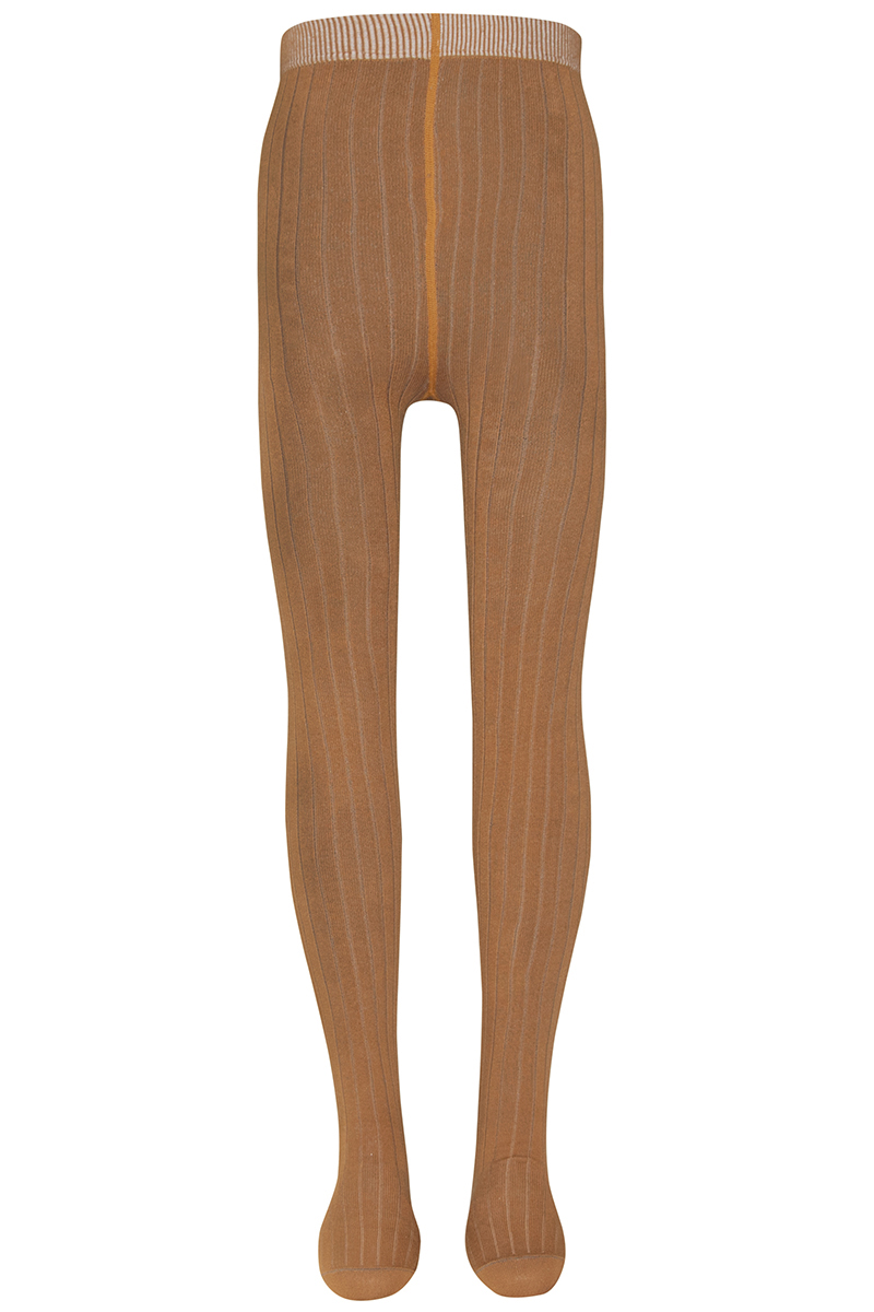 Ewers Maillot rib Bruin/Beige-1 1
