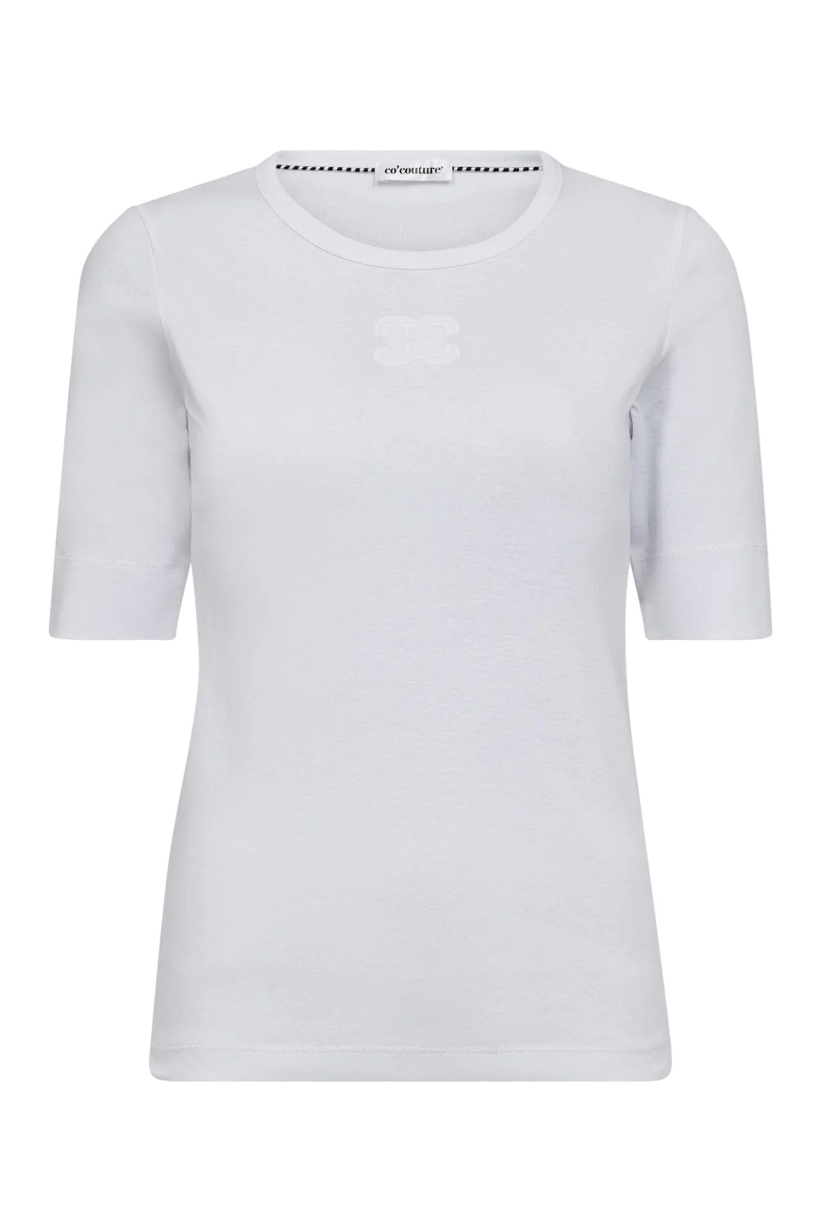 Dames t-shirt korte mouw ecru