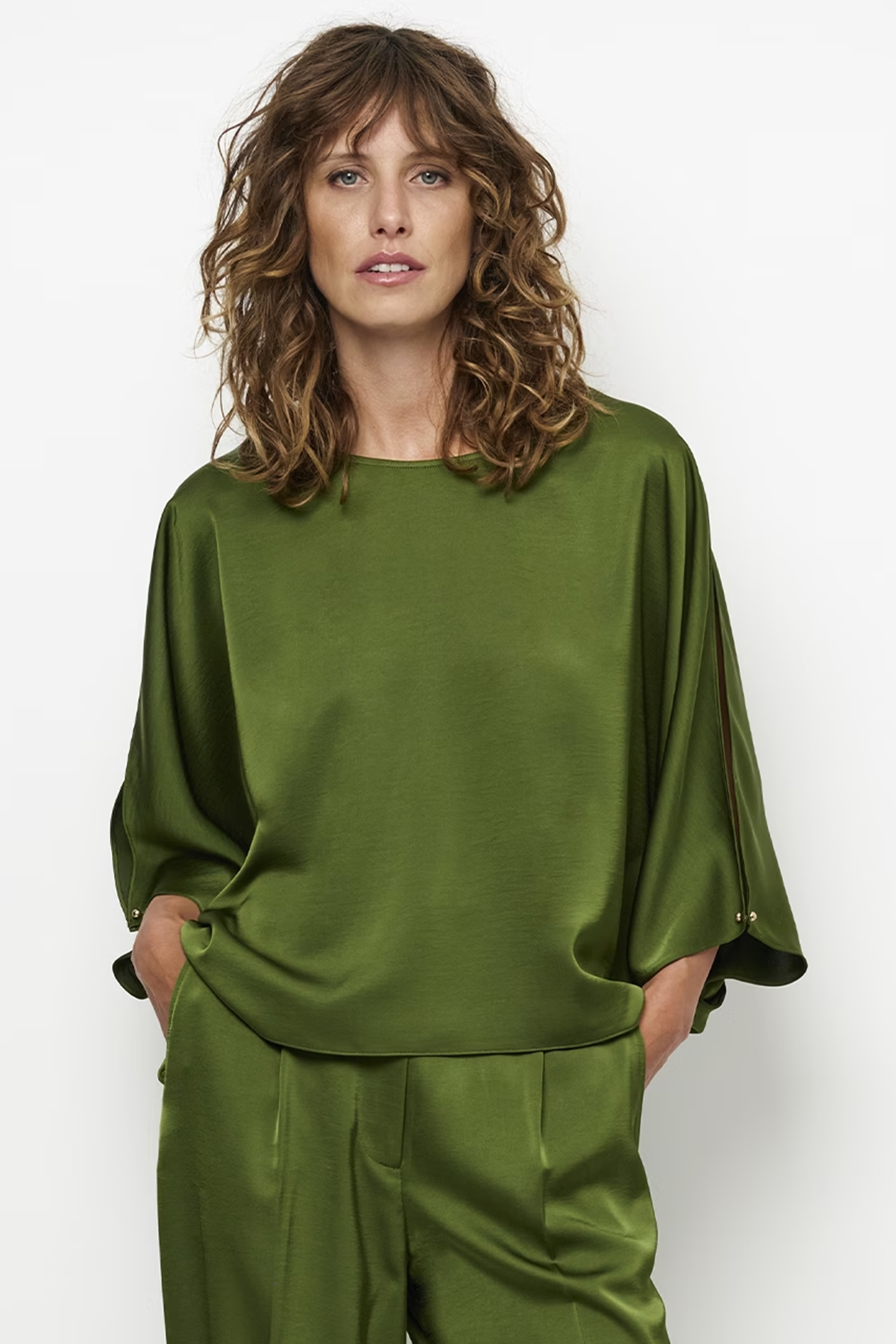 Dames top groen