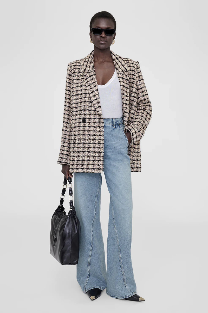 Dames blazer zwart