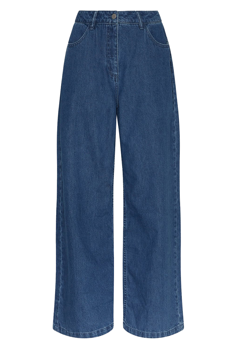 Dames broek blauw