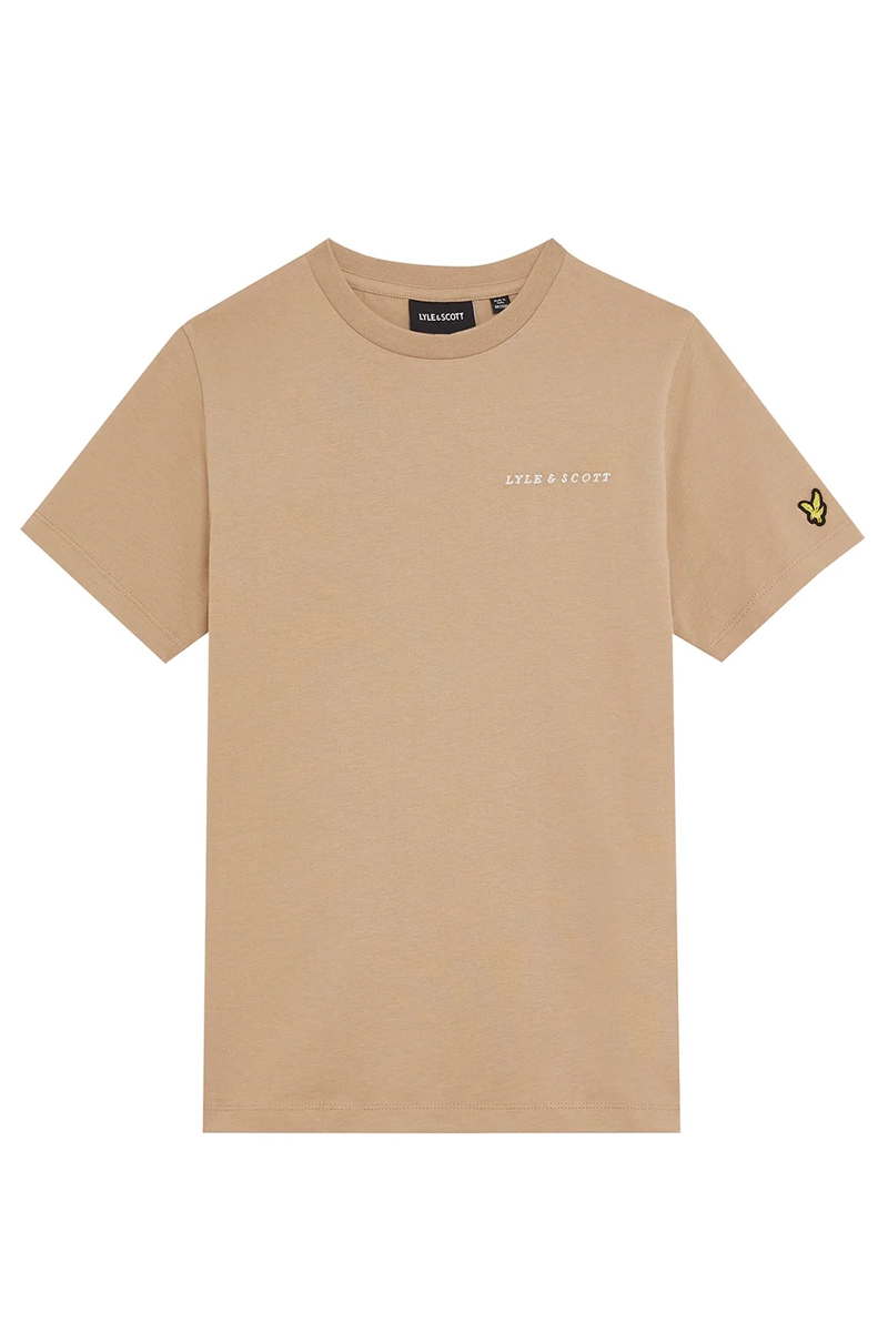 Jongens t-shirt korte mouw bruin