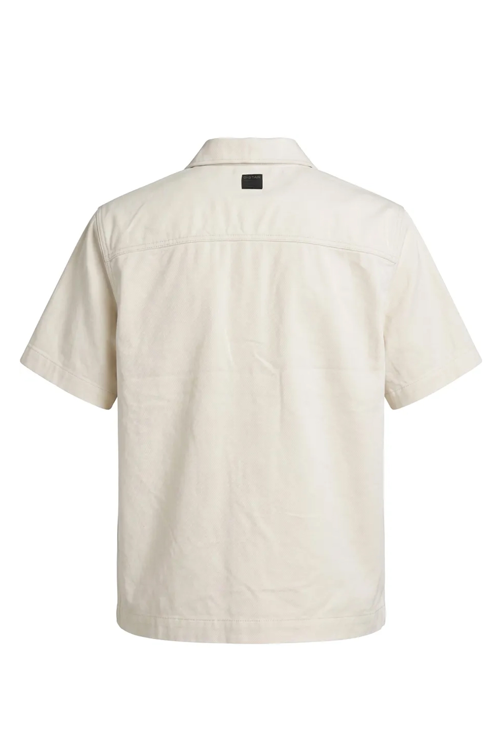 Heren overhemd km casual ecru