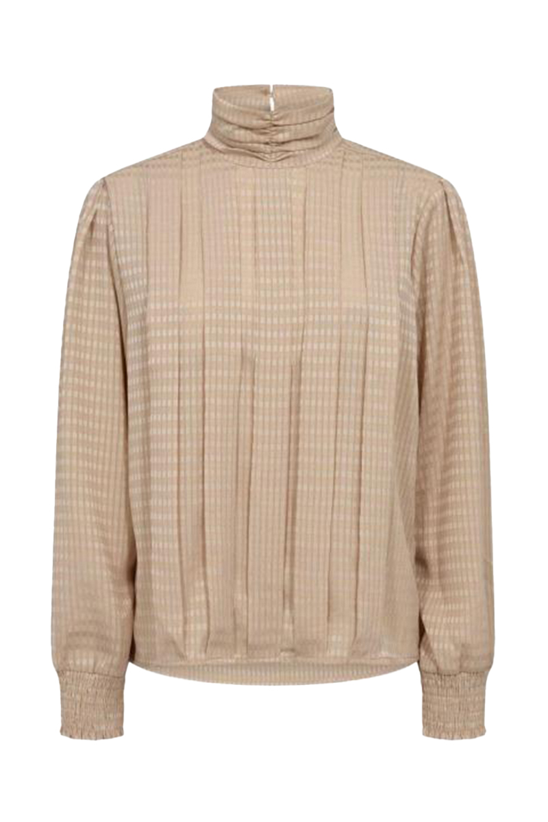 co´couture Margie blouse bruin/beige-1 1
