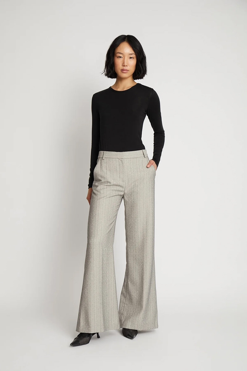Dames broek grijs