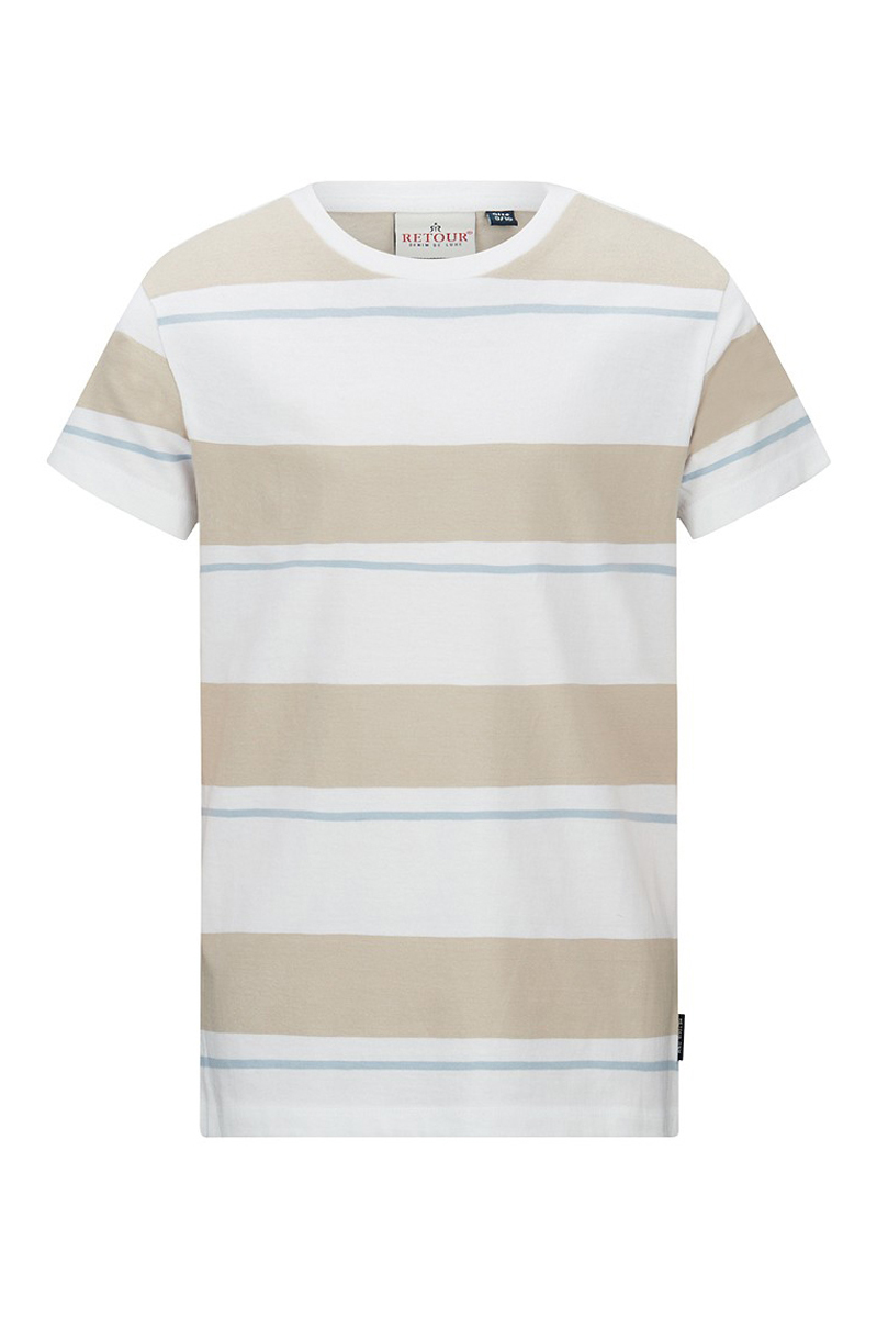Jongens t-shirt korte mouw bruin