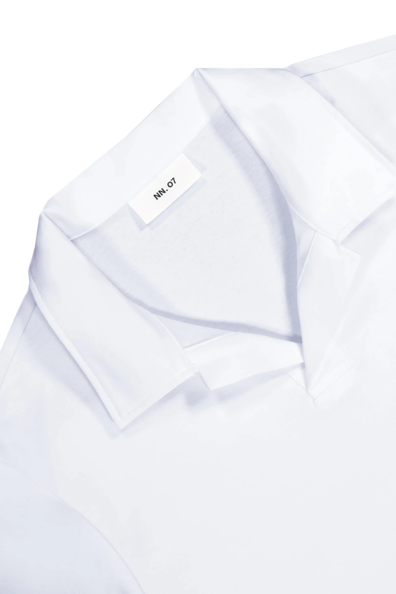 Heren polo korte mouw wit