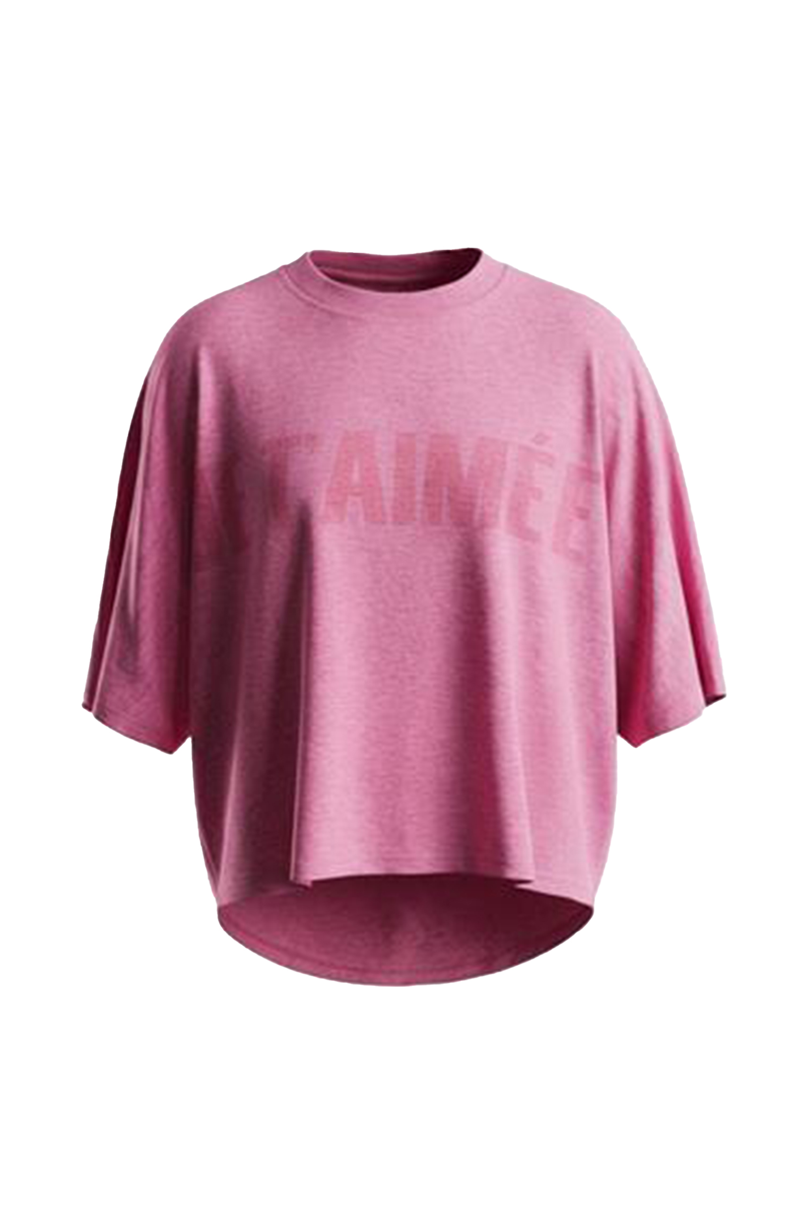 Dames t-shirt korte mouw rose