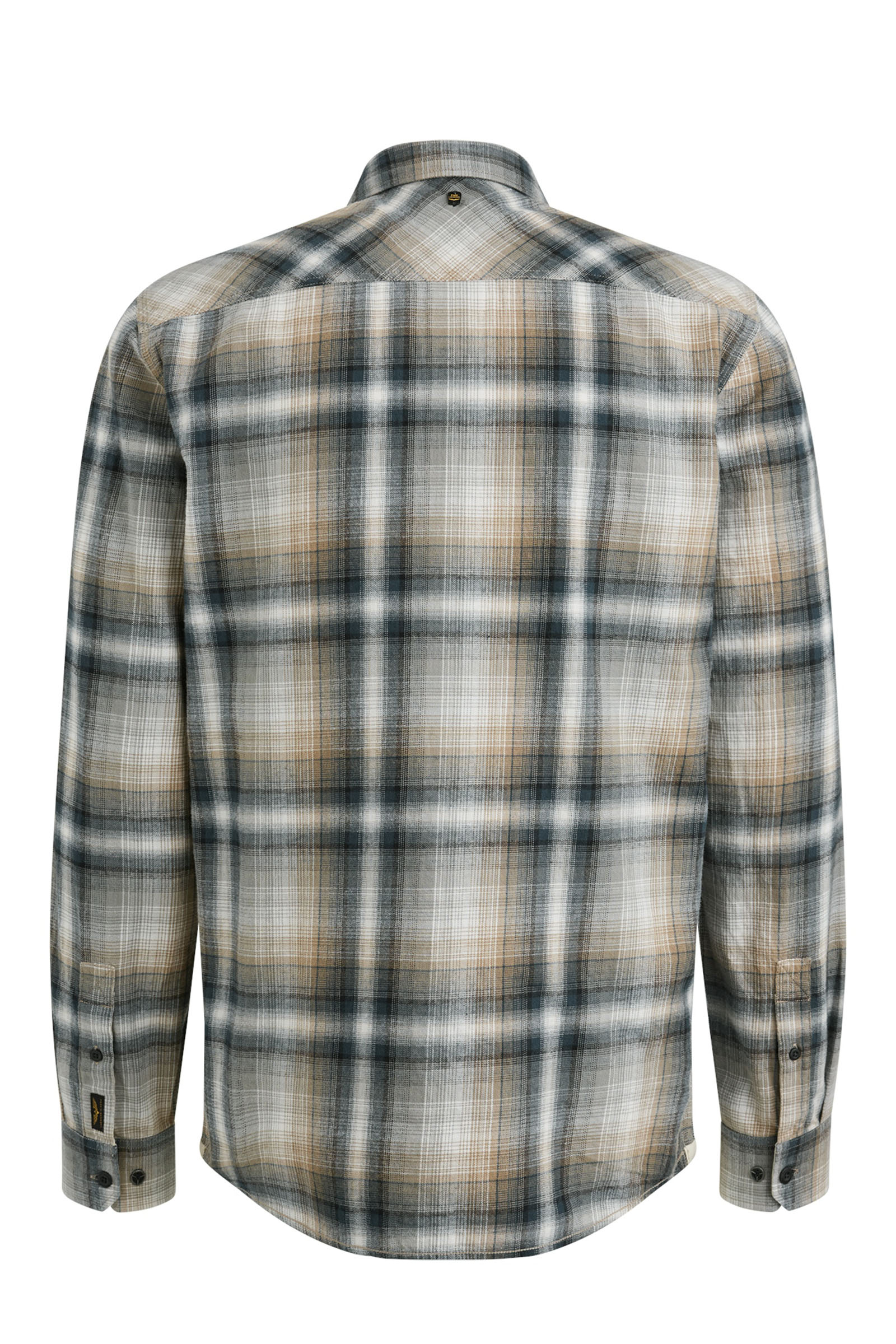 Heren overhemd lm casual blauw