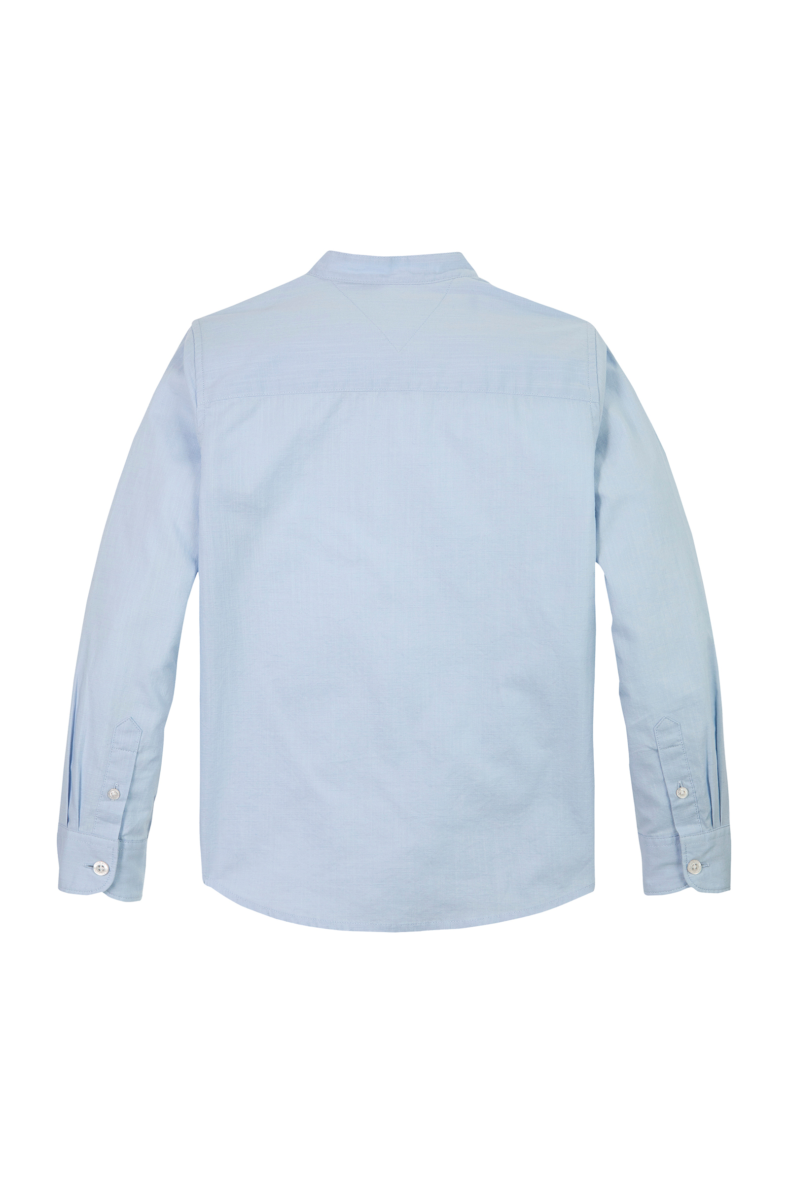 Tommy Hilfiger Mao collar regular shirt Blauw-1 5