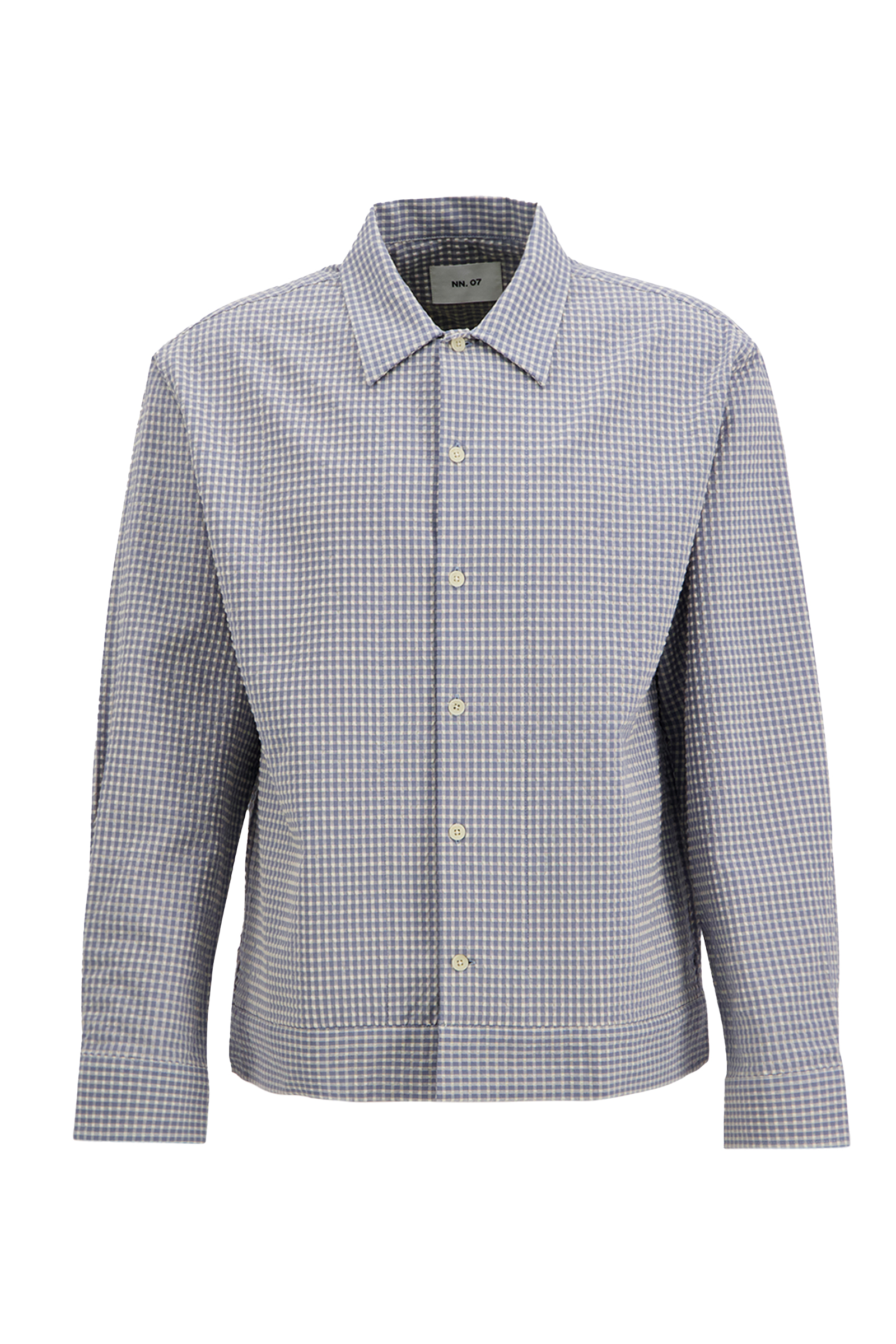 Heren overshirt blauw