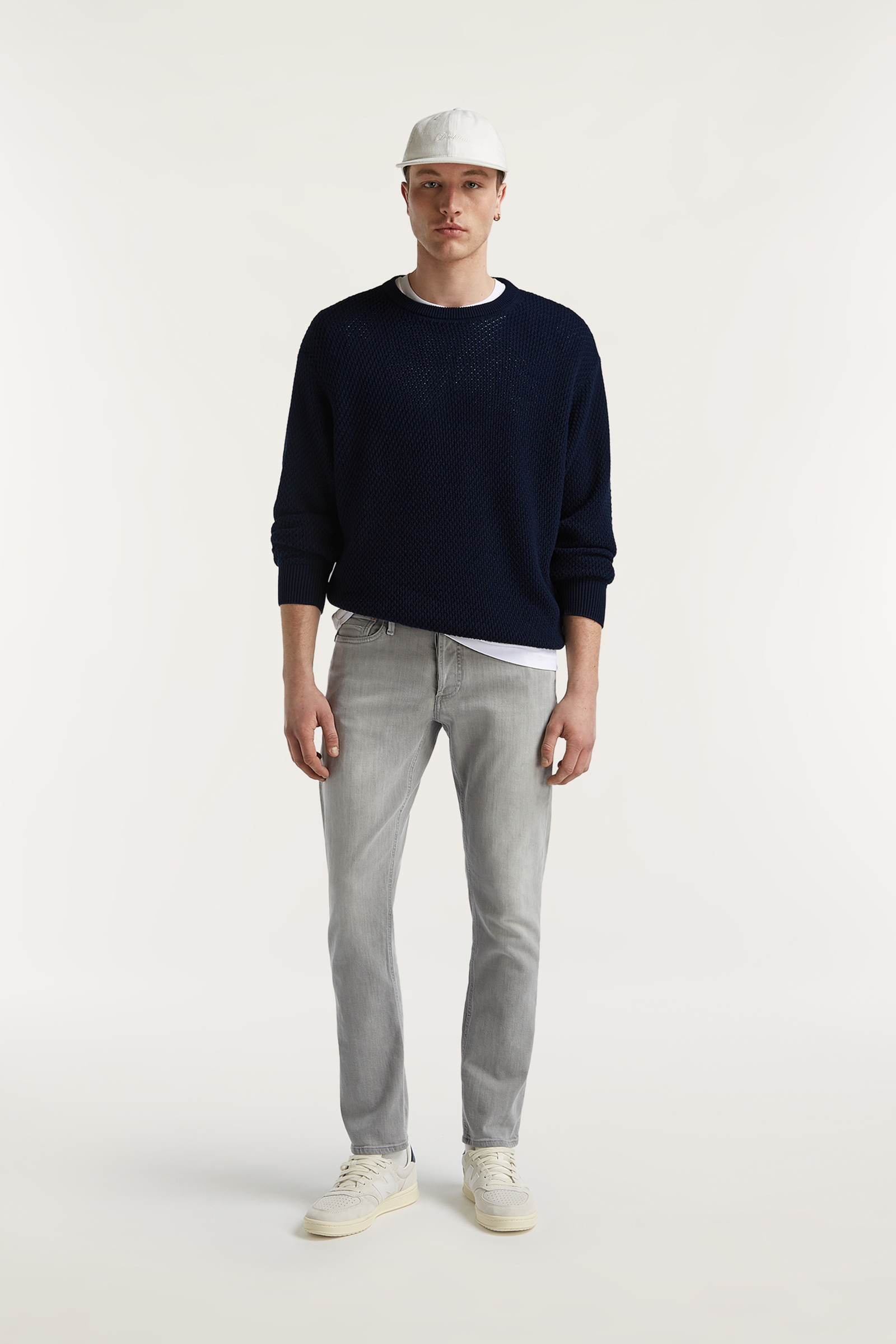 Heren jeans grijs