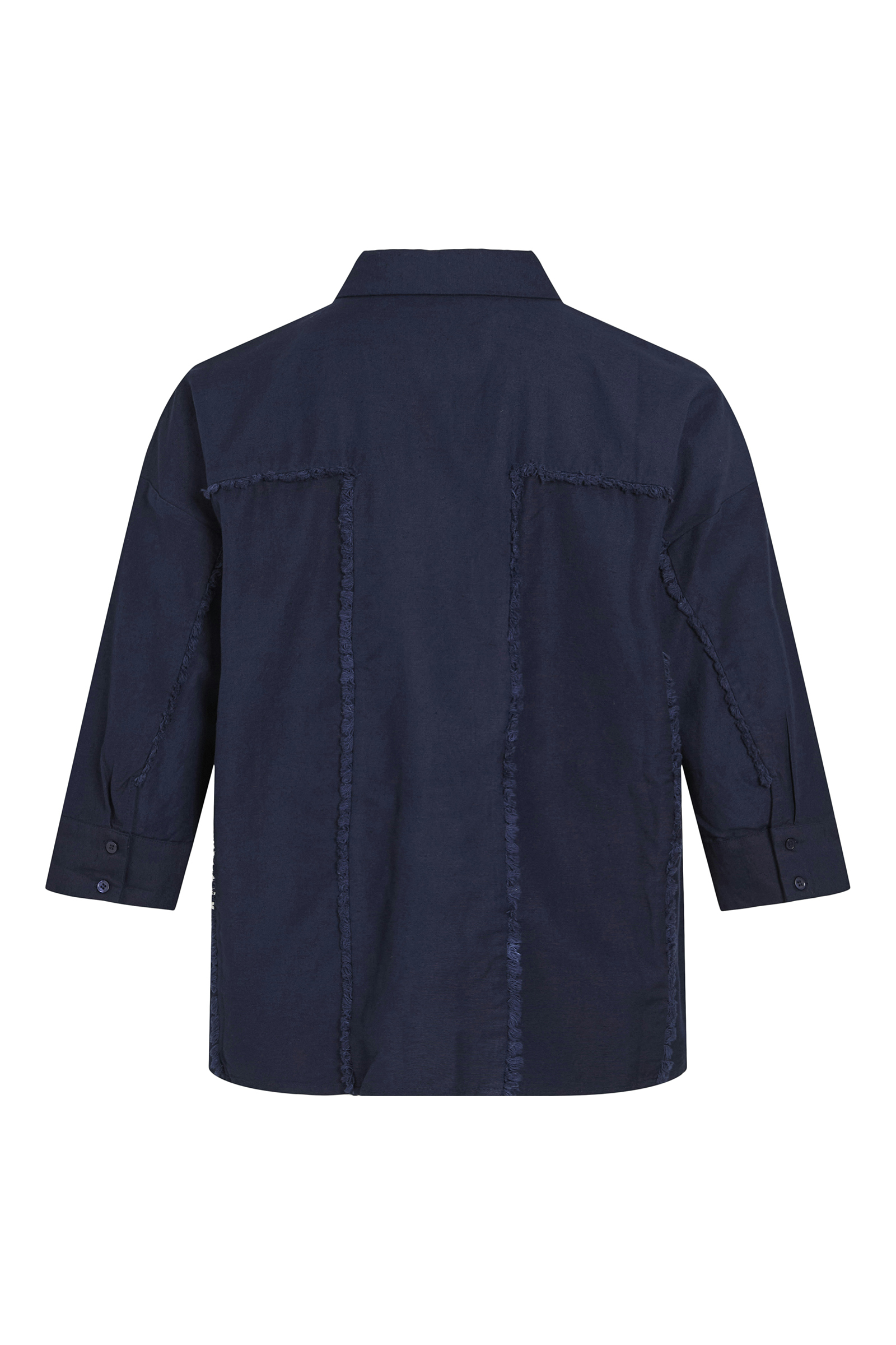 Vila VILORENA 3/4 OVERSIZE SHIRT/C32 227515-Navy Blazer 2