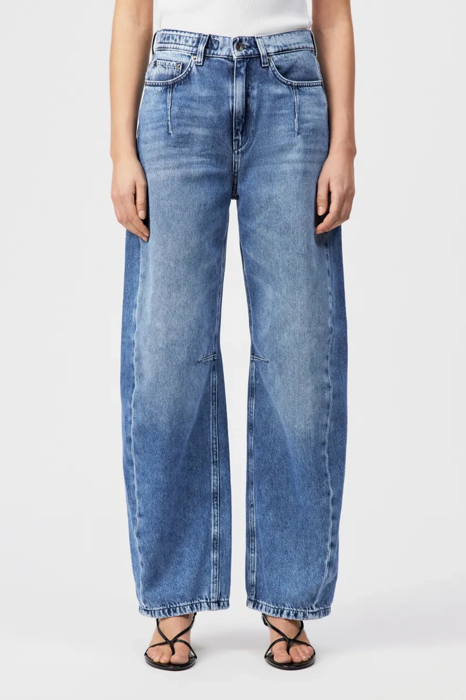 Dames broek blauw
