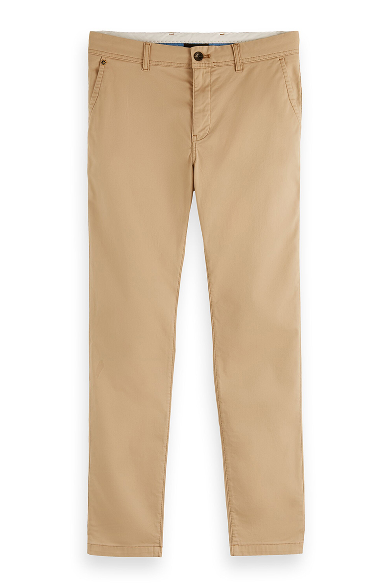 Scotch & Soda Essentials - Mott super slim fit co bruin/beige 1