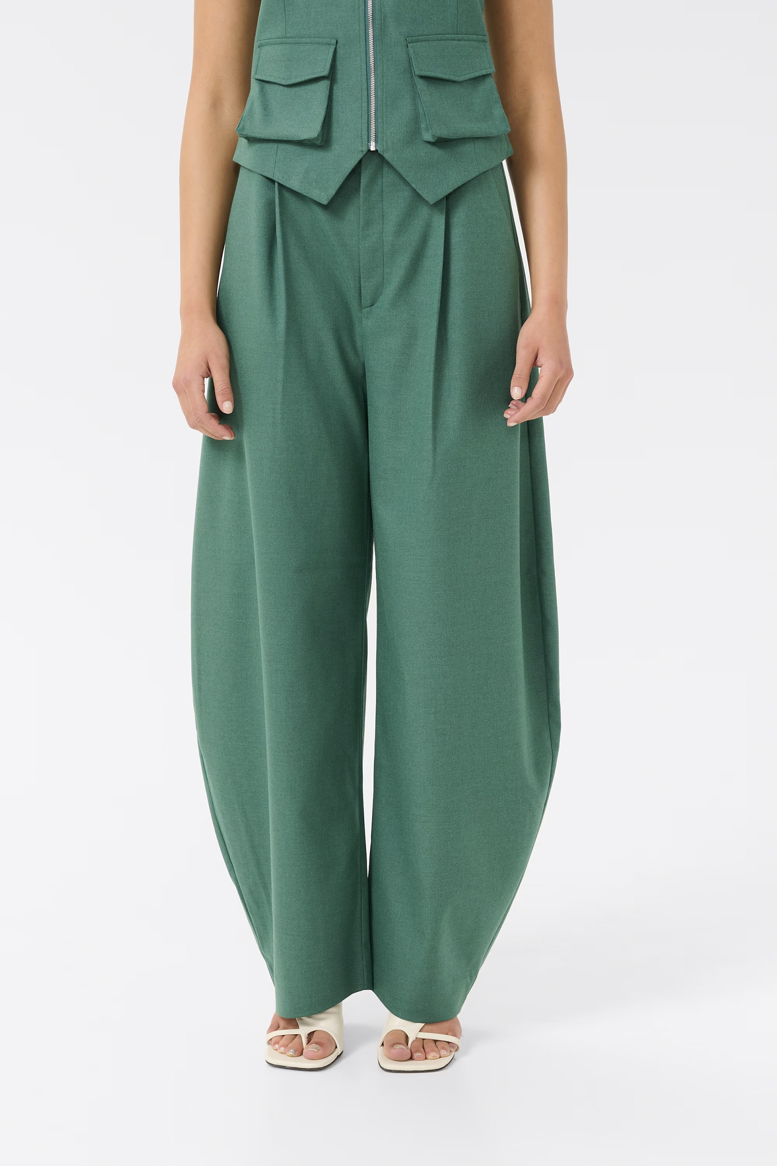 Dames broek groen